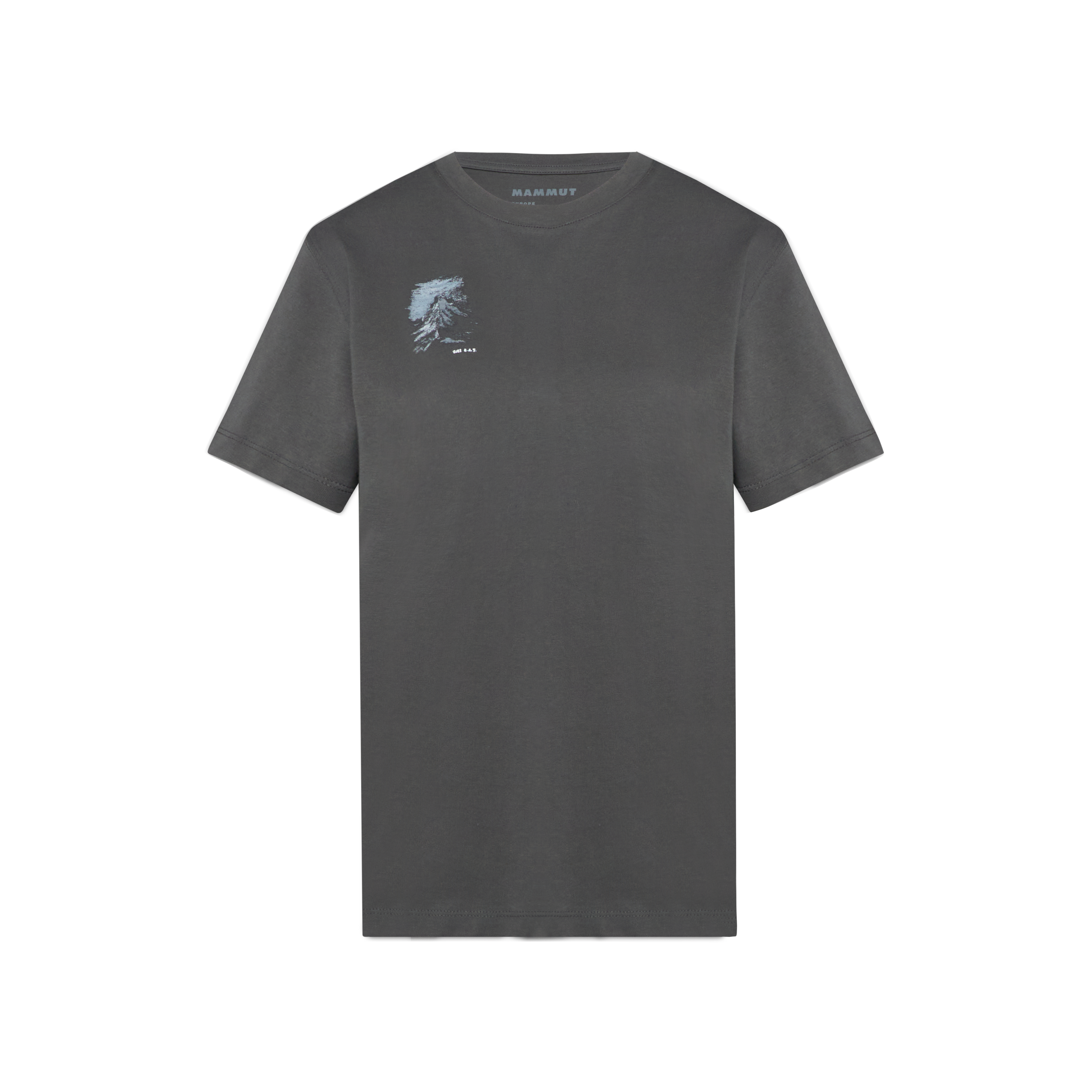 Mammut Mammut Base T-Shirt Women Misty Mountain, gabbro - Gabbro - Thumbnail