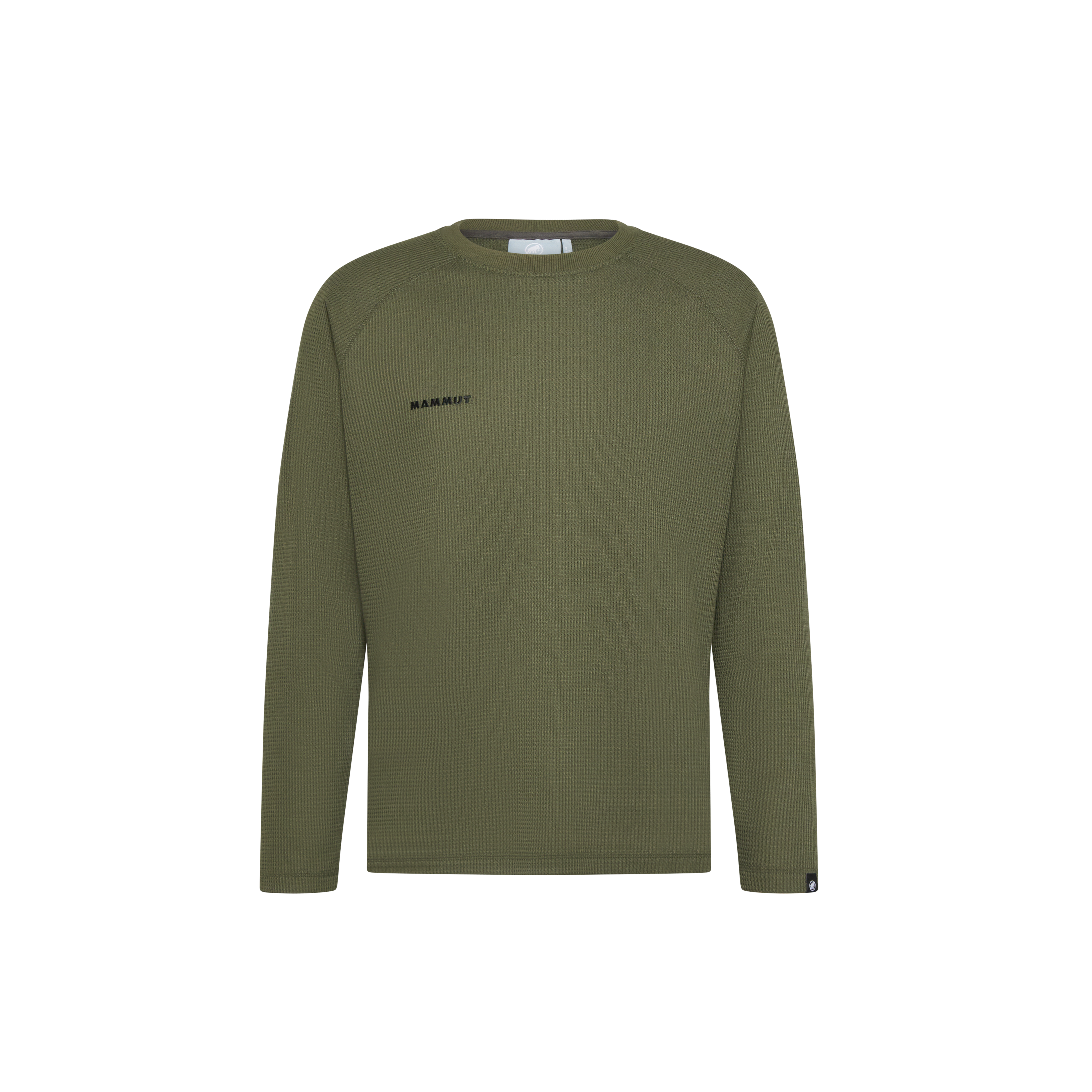 Mammut Innominata Waffle ML Crew Neck Men, dark marsh - Dark marsh