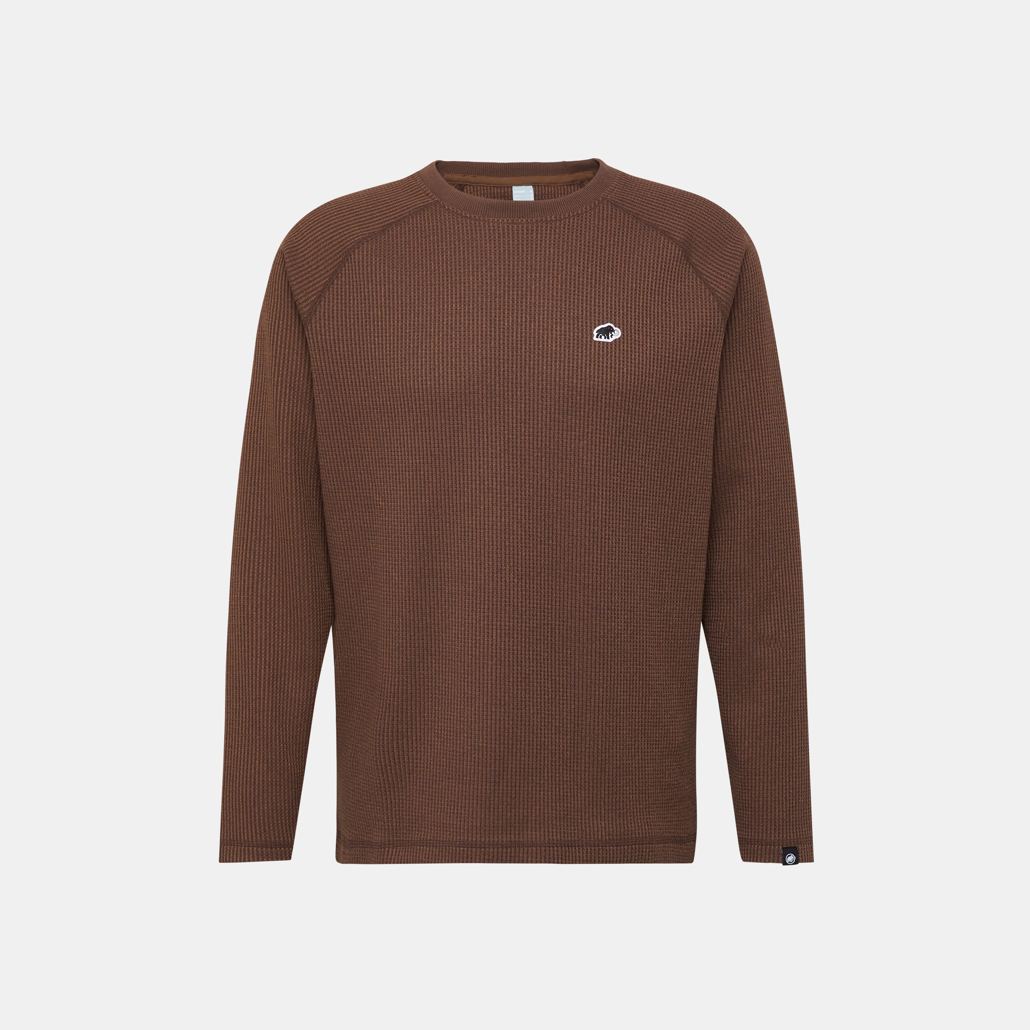 Mammut Waffle Longsleeve, soil - Soil - Main image