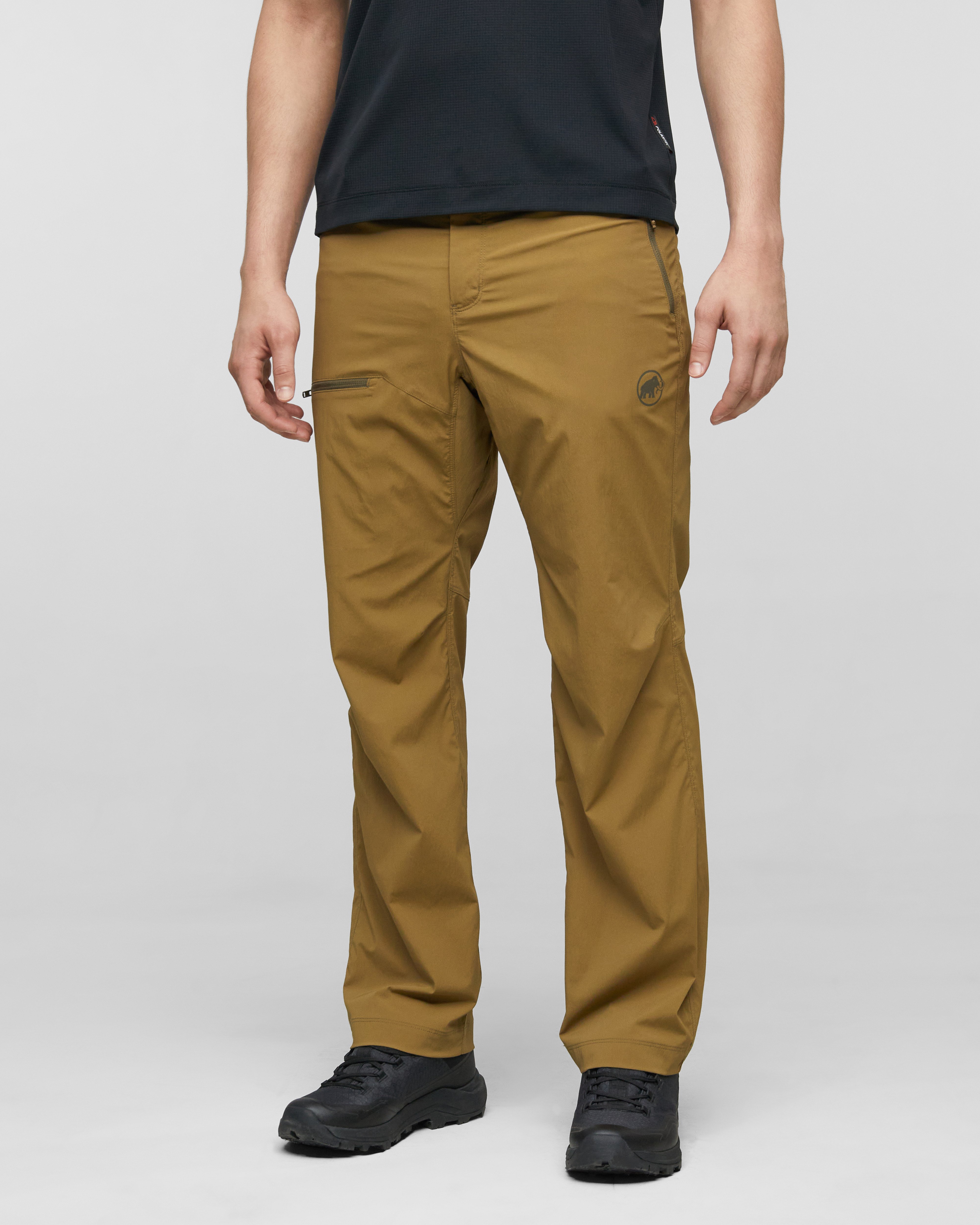Mammut Valley Hiking Pants Men, creas khaki - Creas khaki - Model front view