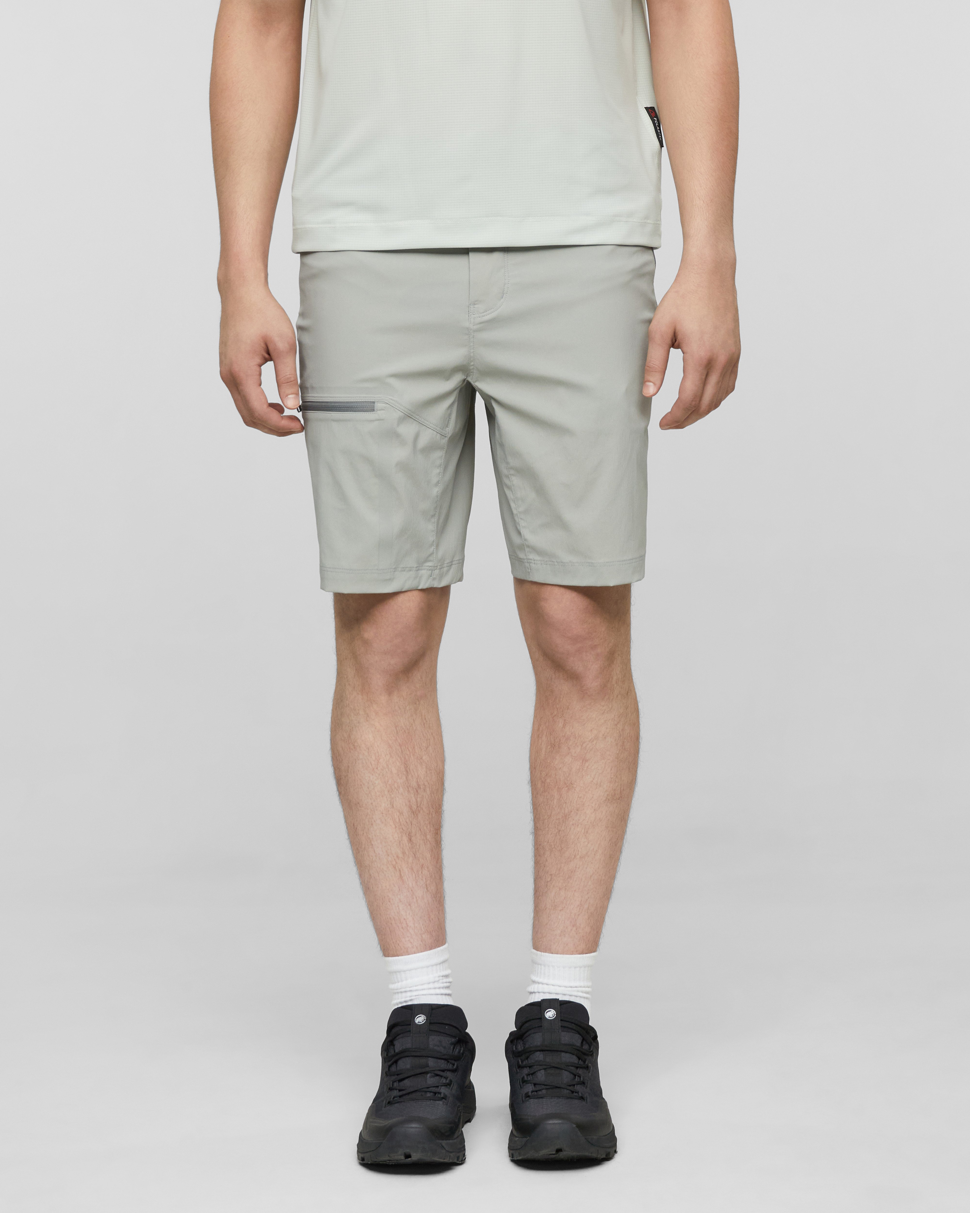 Mammut Valley Hiking Shorts Men, creas grey - Creas grey - Model front view