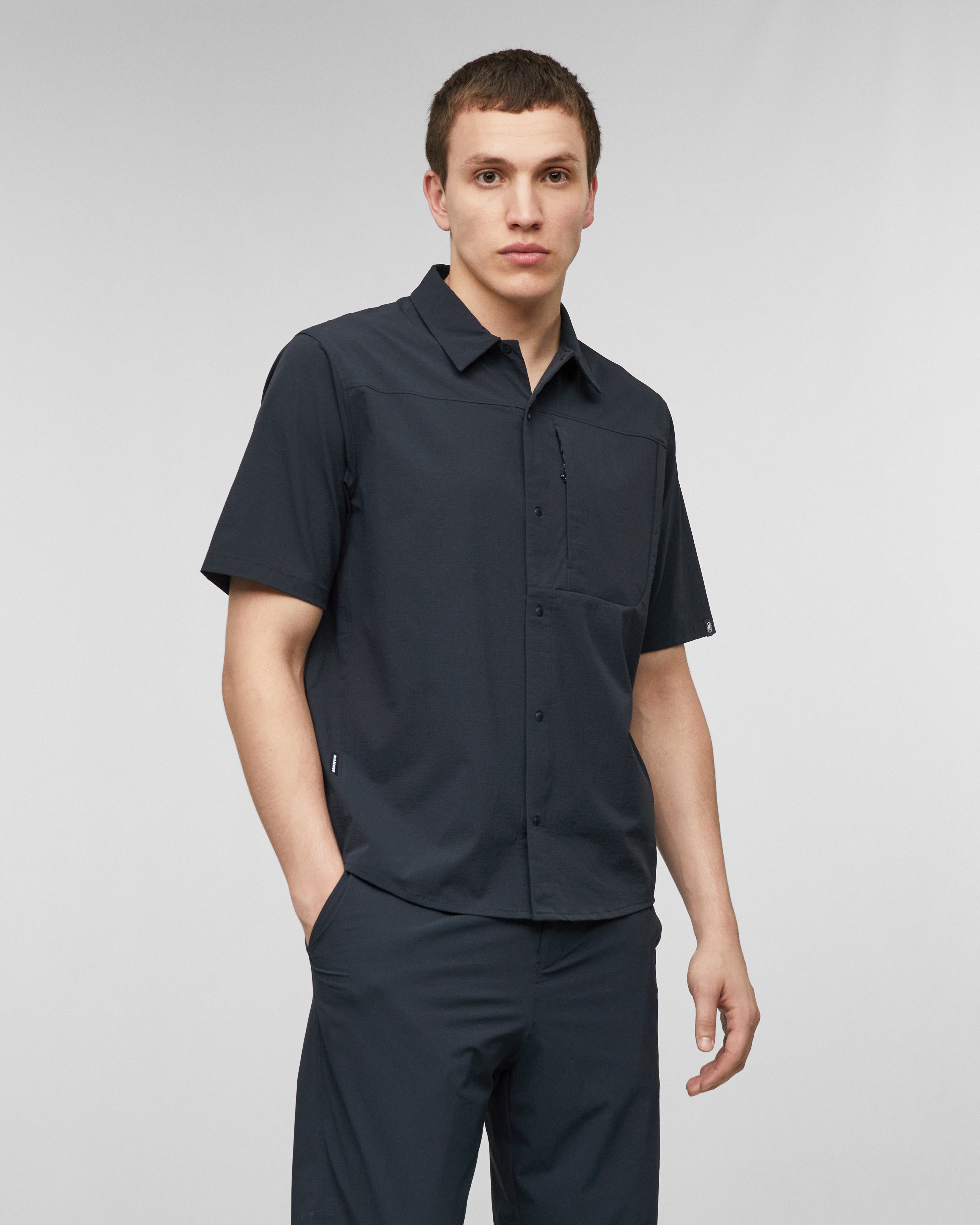 Mammut Valley Airdot Shirt Men, creas black - Creas black - Model front view