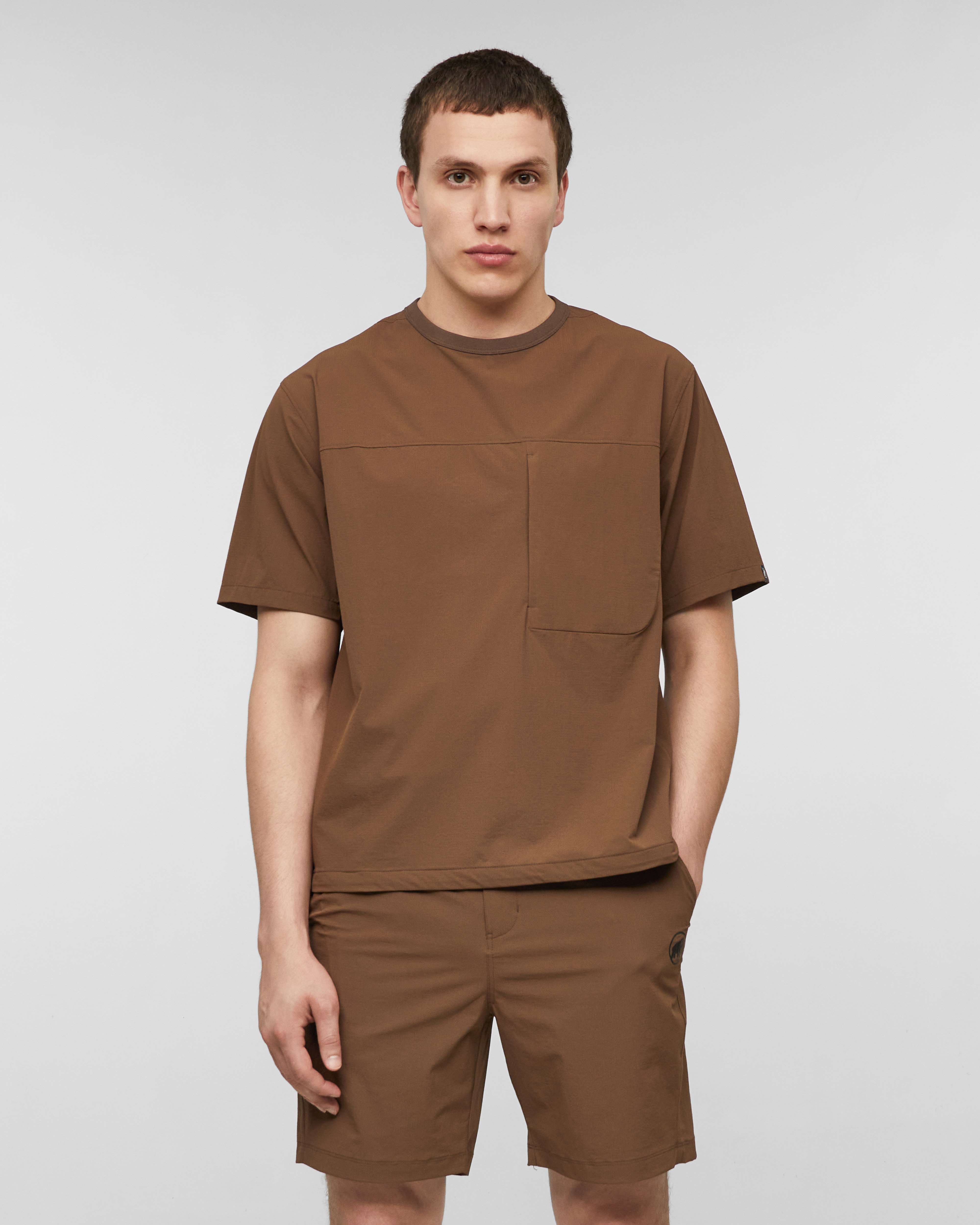Mammut Valley Airdot T-Shirt Men, creas brown - Creas brown - Model front view
