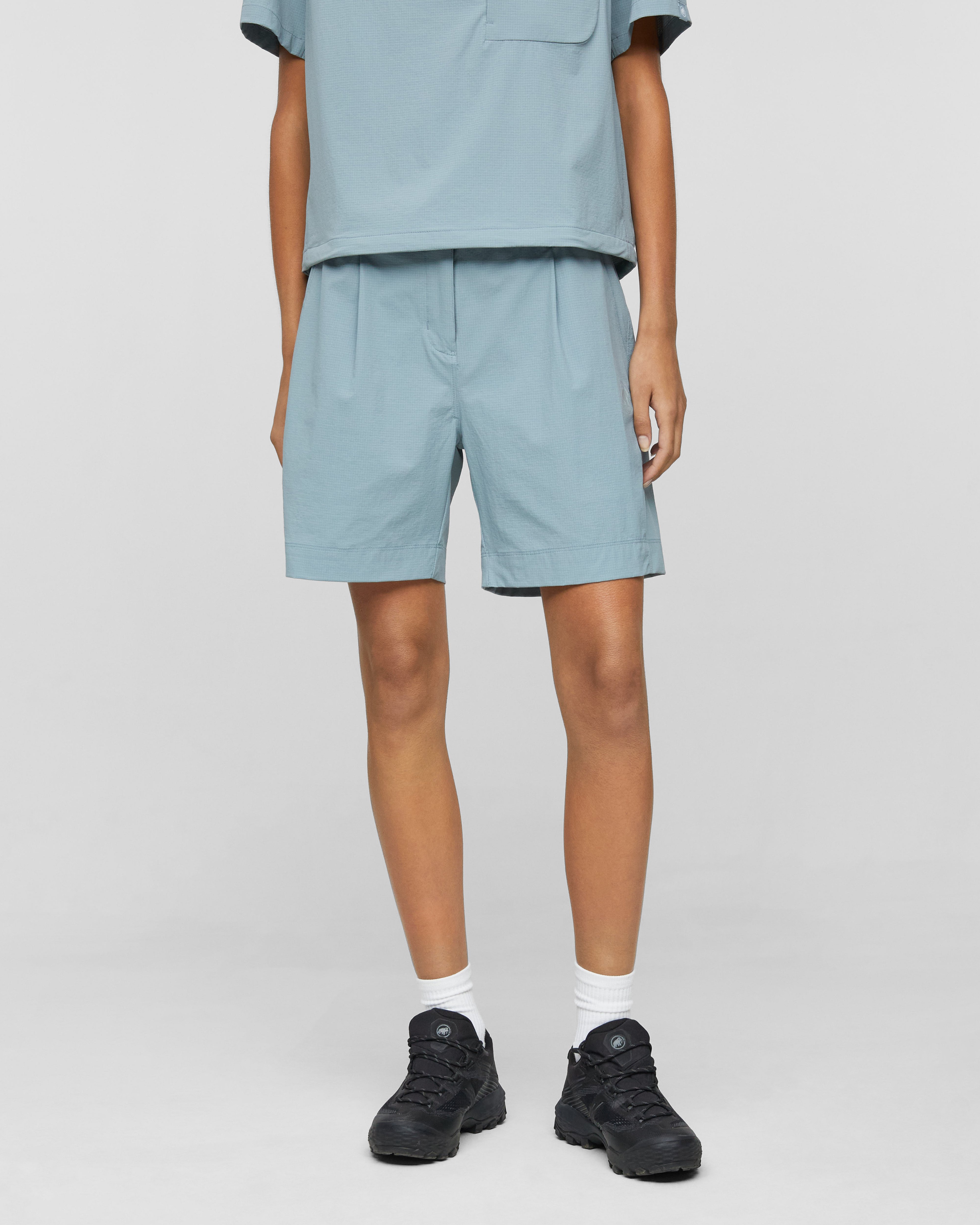 Mammut Valley Airdot Shorts Women, creas blue - Creas blue - Model front view