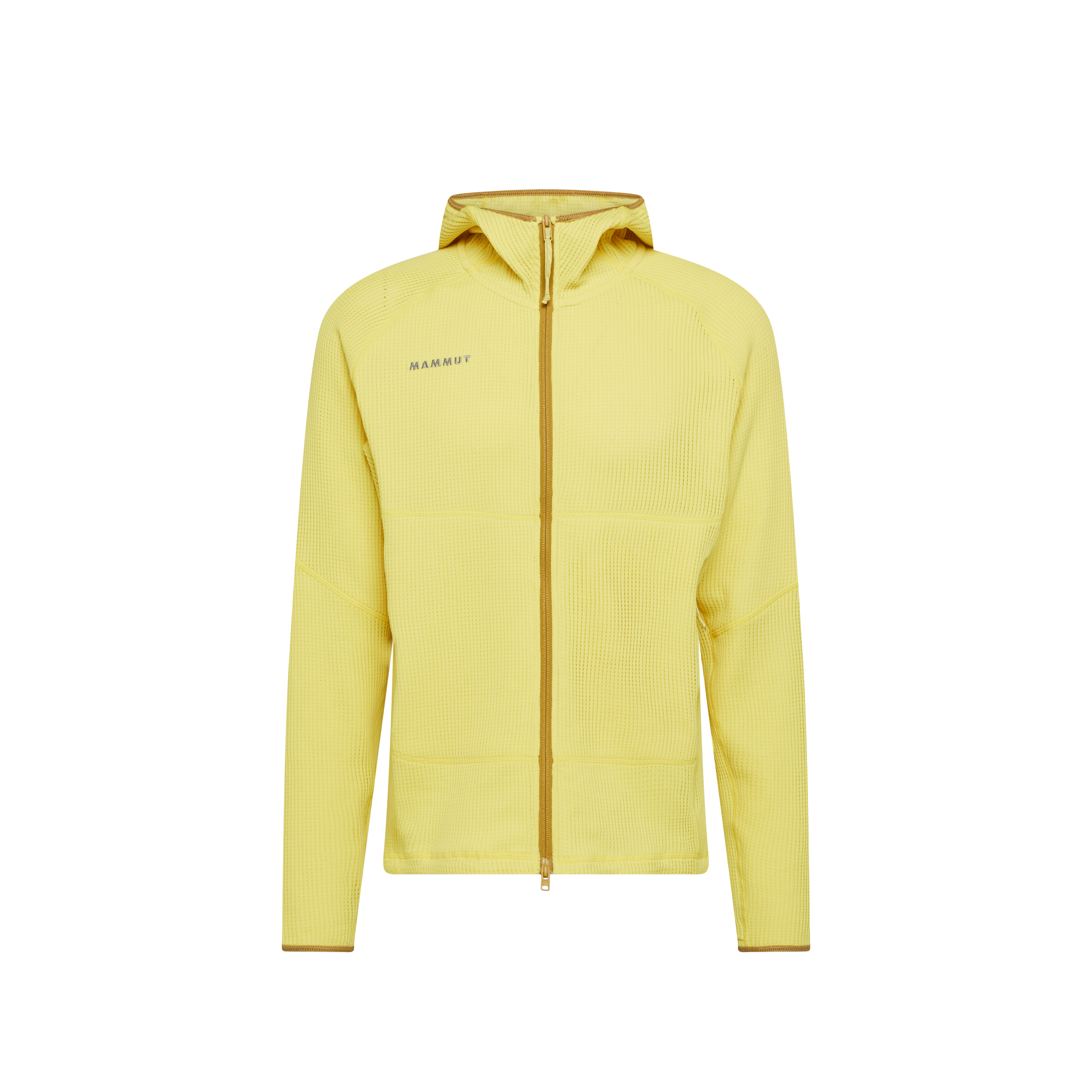 Mammut Valley Powerdry ML Hooded Jacket Men, creas yellow - Creas yellow