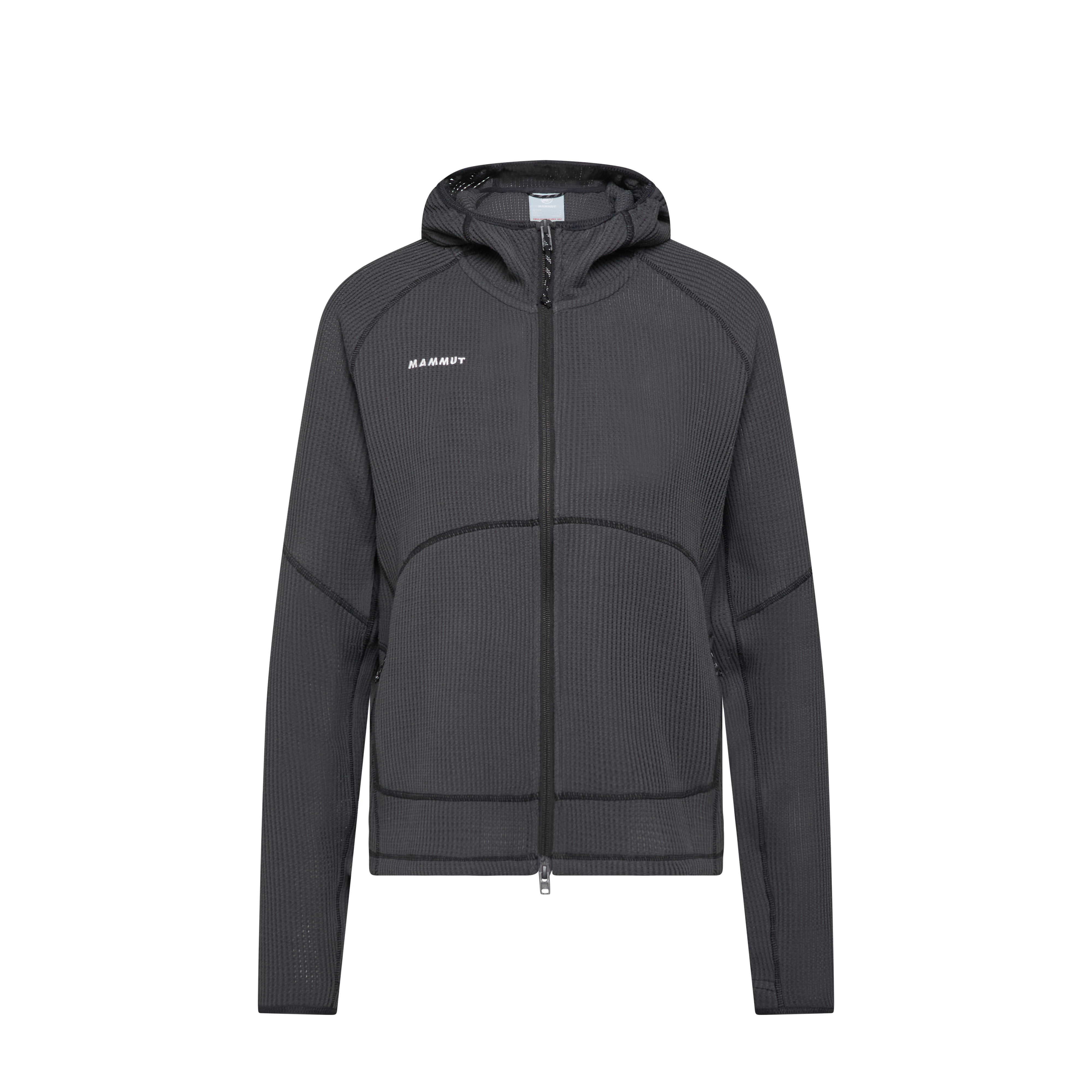Mammut Valley Powerdry ML Hooded Jacket Women, creas black - Creas black