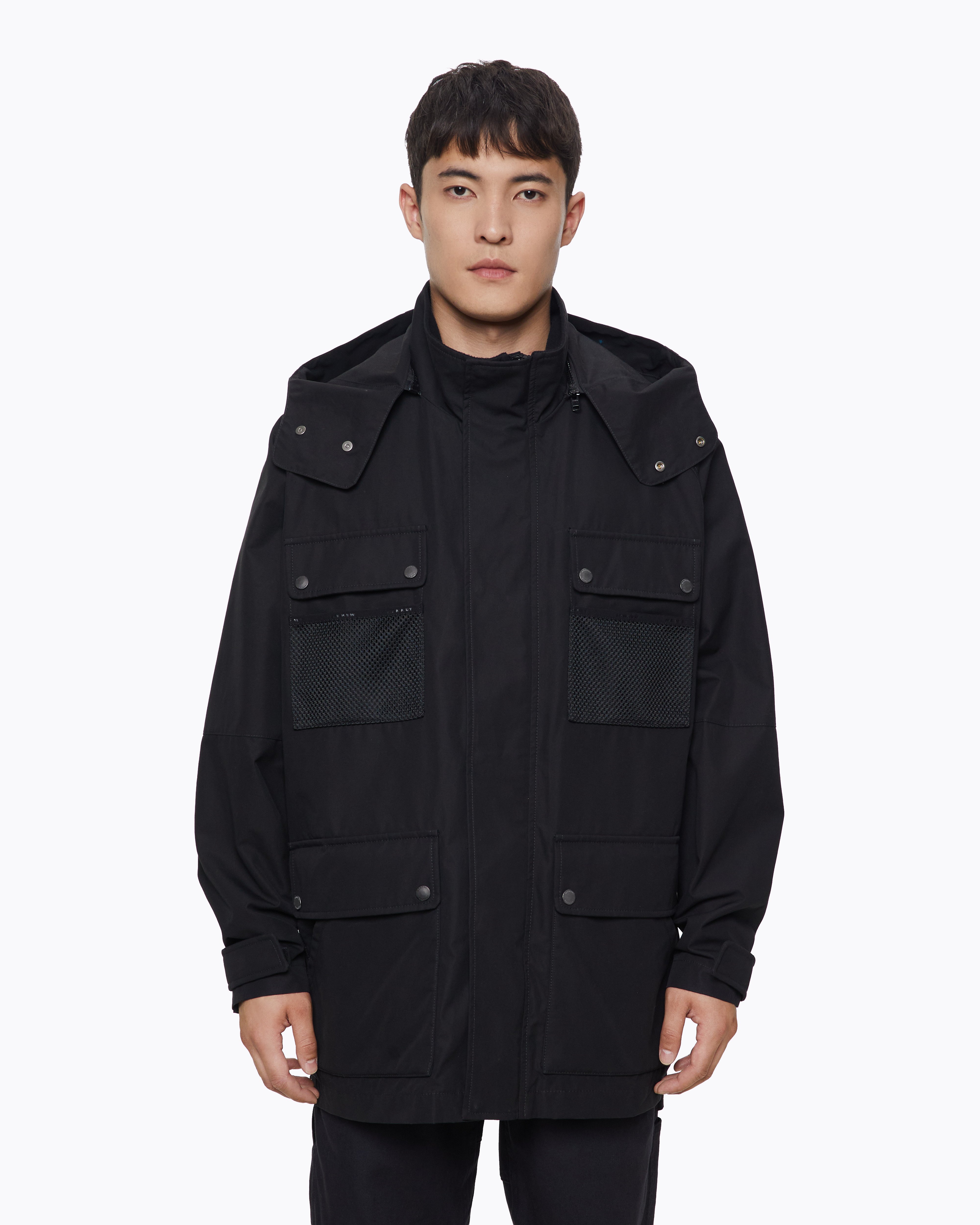 Mammut JWMAN + MAMMUT WR-J911 Ventile Jacket, black - Black - Model front view