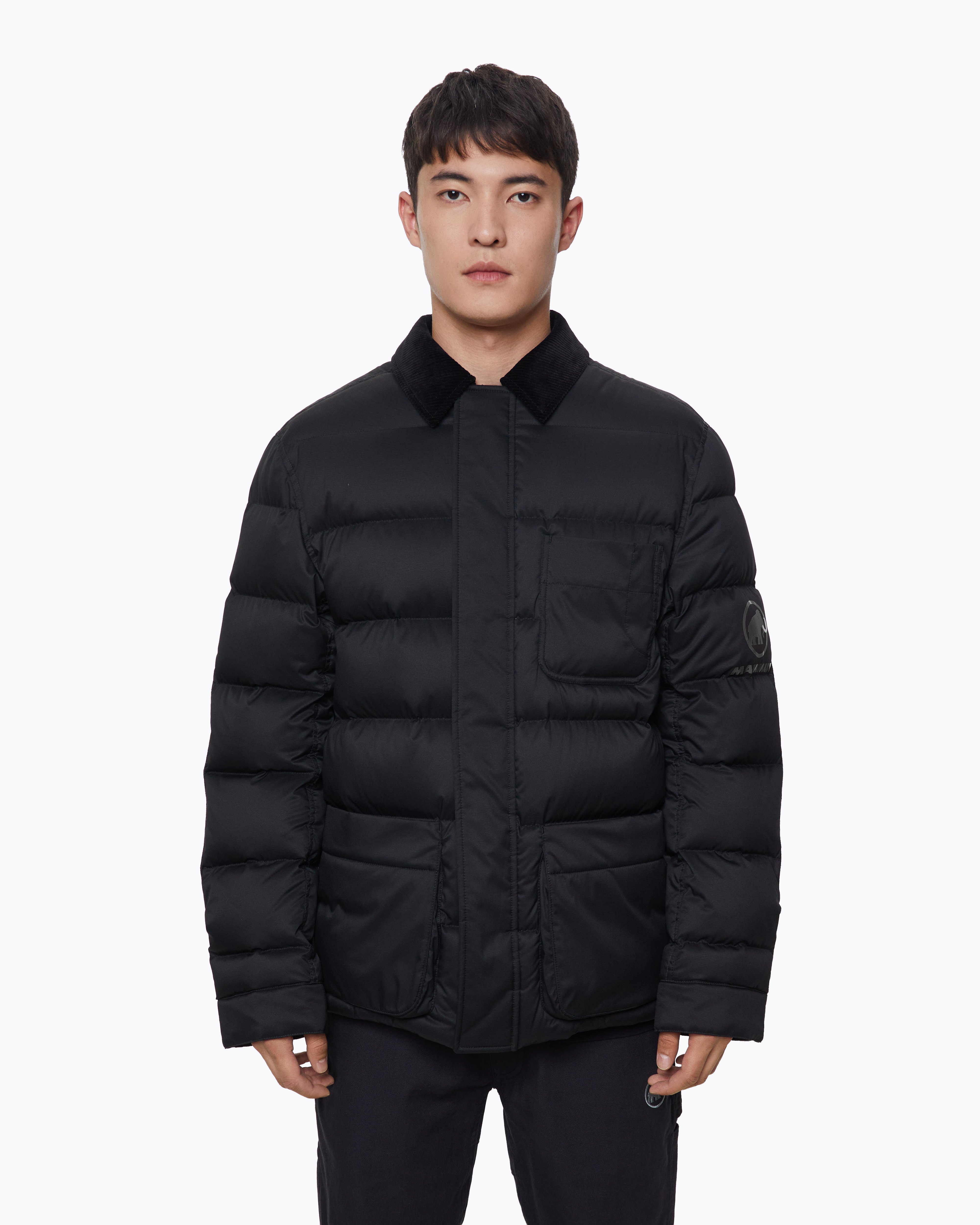 Mammut JWMAN + MAMMUT WR-J927 Premiere Down Jacket, black - Black - Model front view