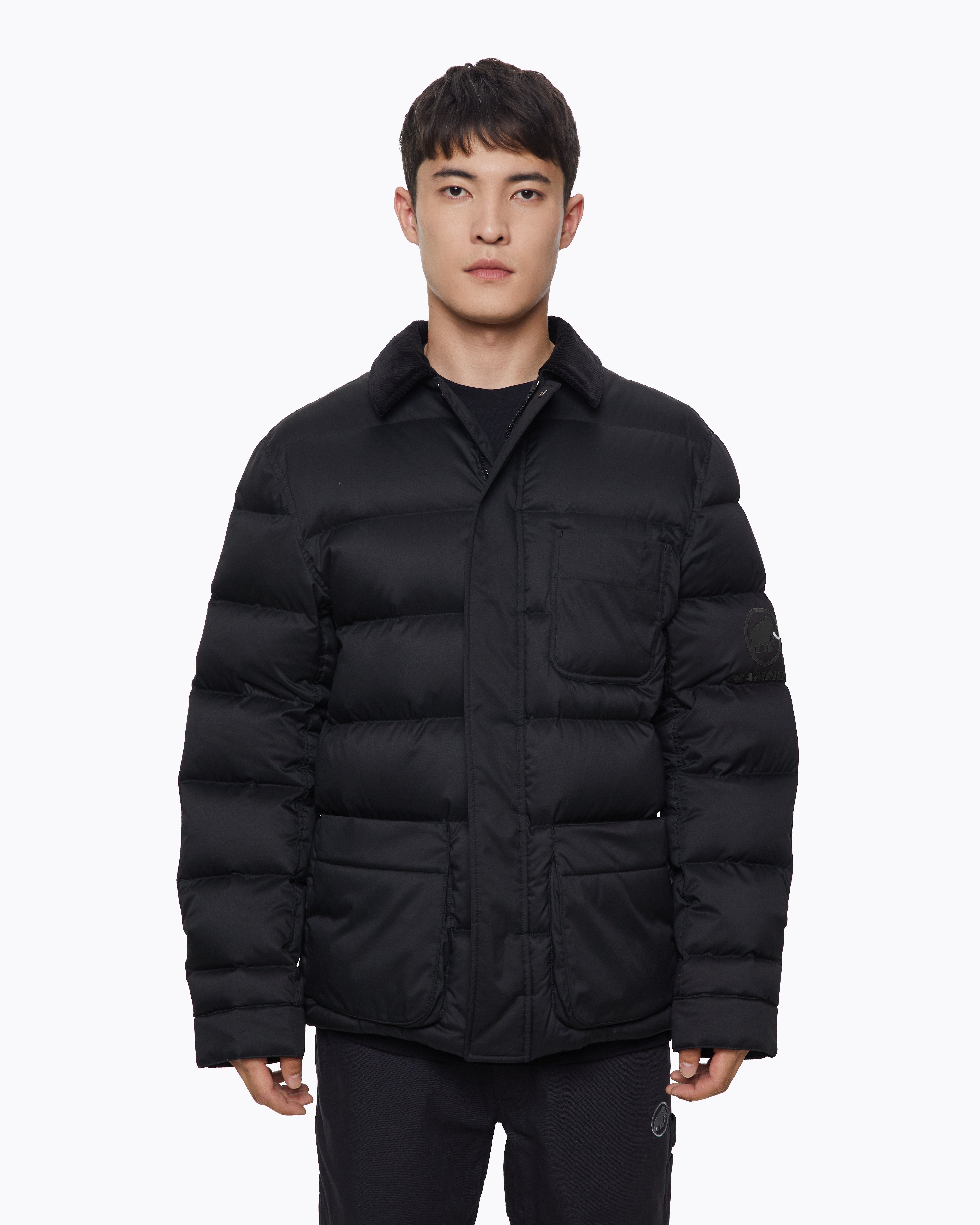 Mammut JWMAN + MAMMUT WR-J927 Premiere Down Jacket, black - Black - Model front view