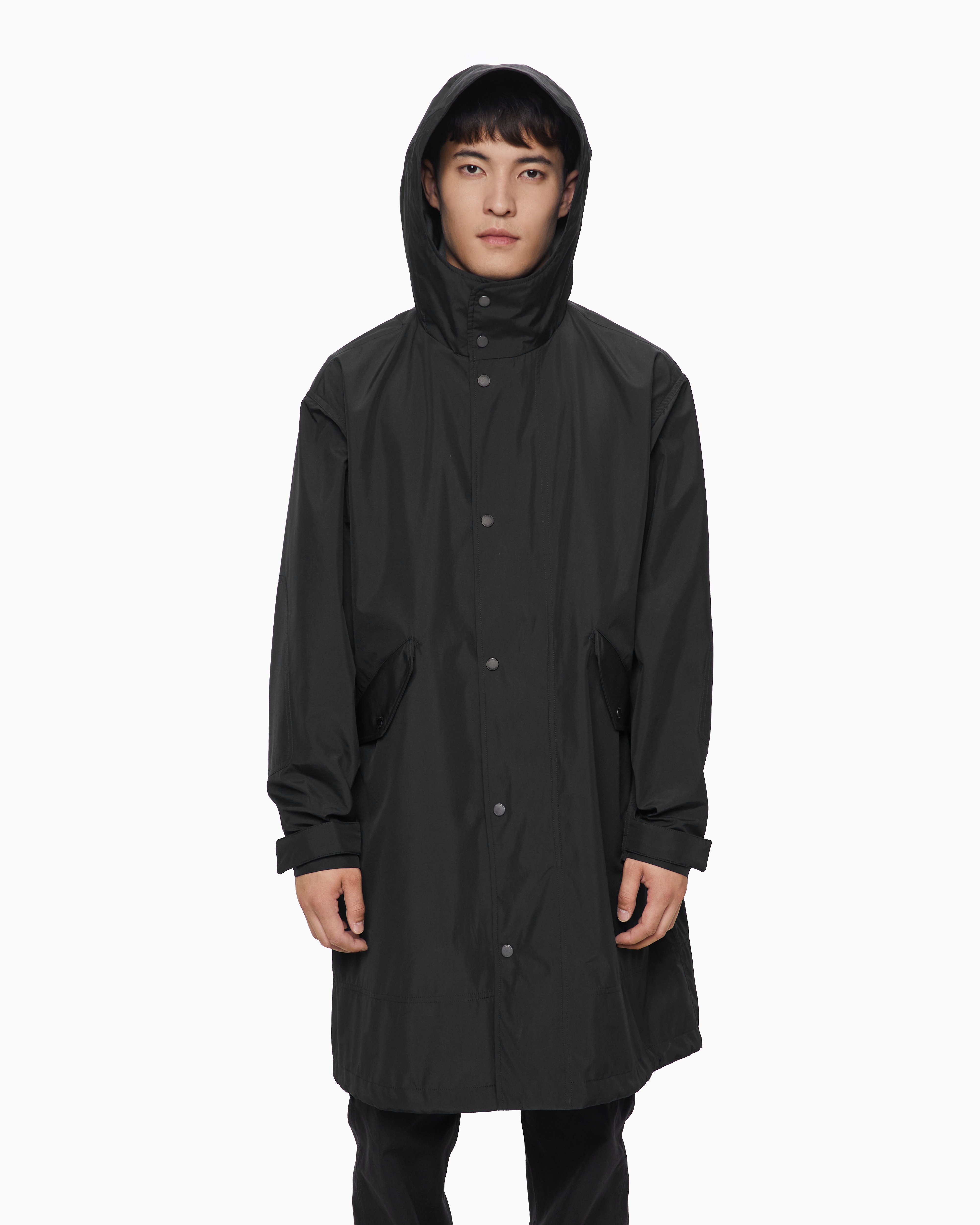 Mammut JWMAN + MAMMUT WR-C910 Mod Coat, black - Black - Model front view