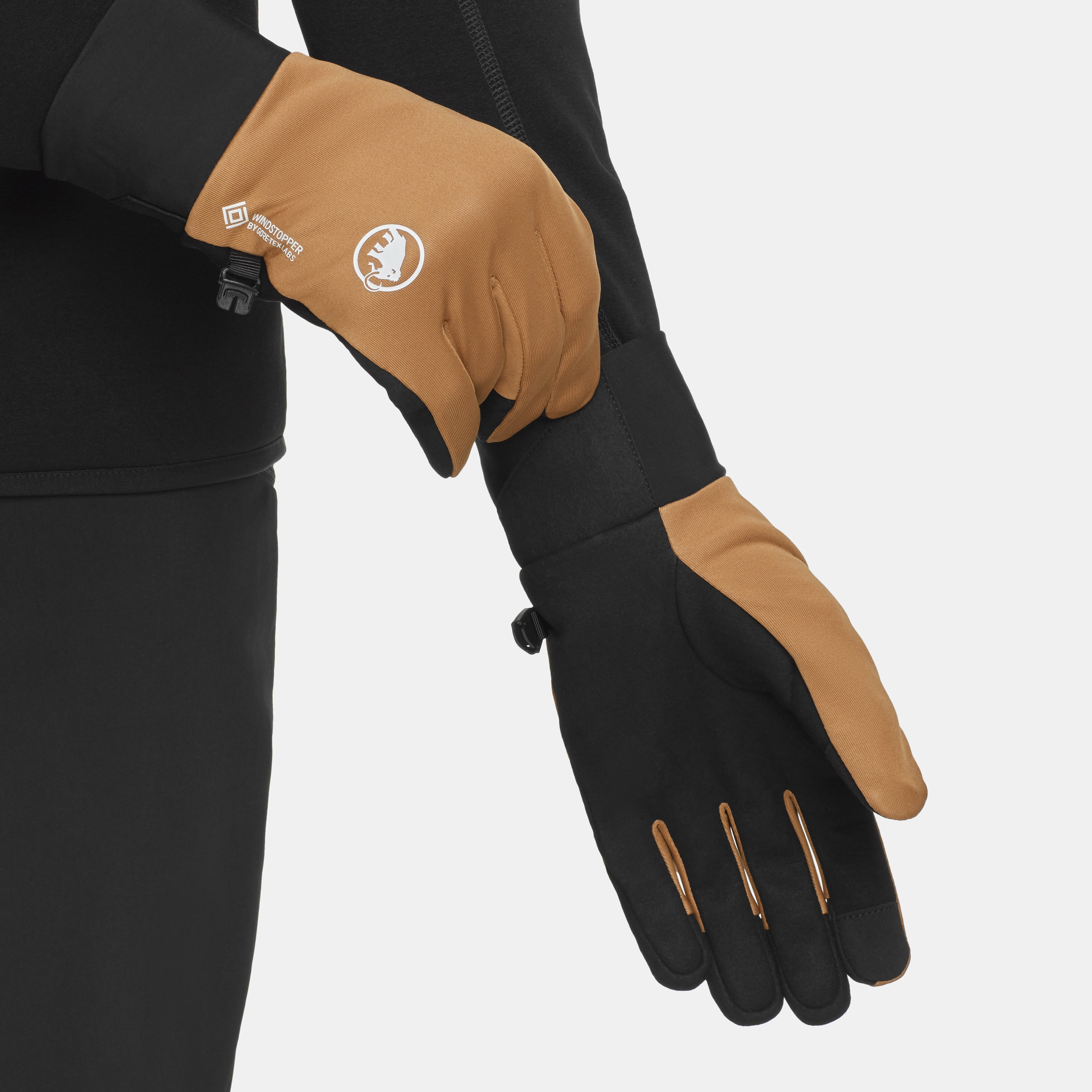 Mammut Astro Light SO Glove, claystone-black - Claystone-black