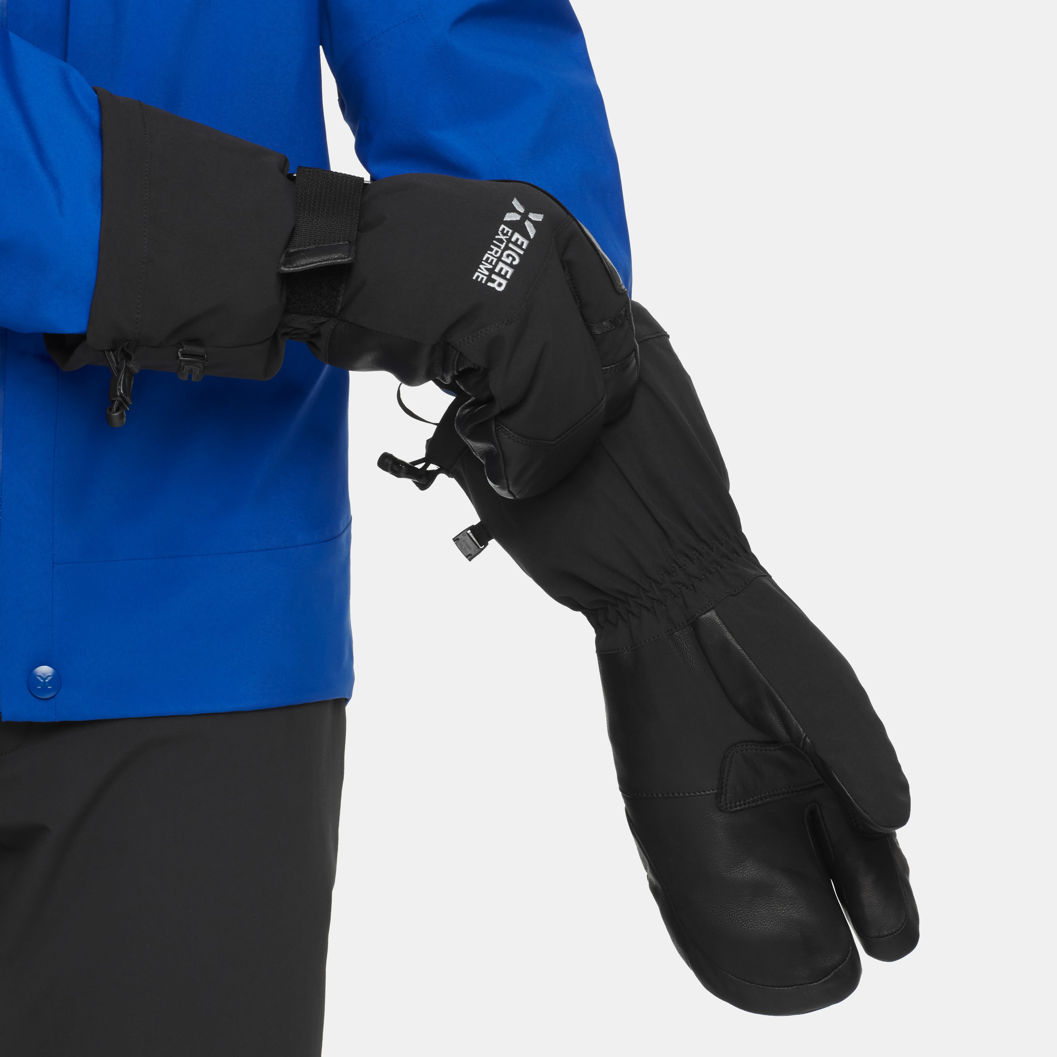 Mammut Eiger Nordwand Warm 3-Finger Glove, black - Black