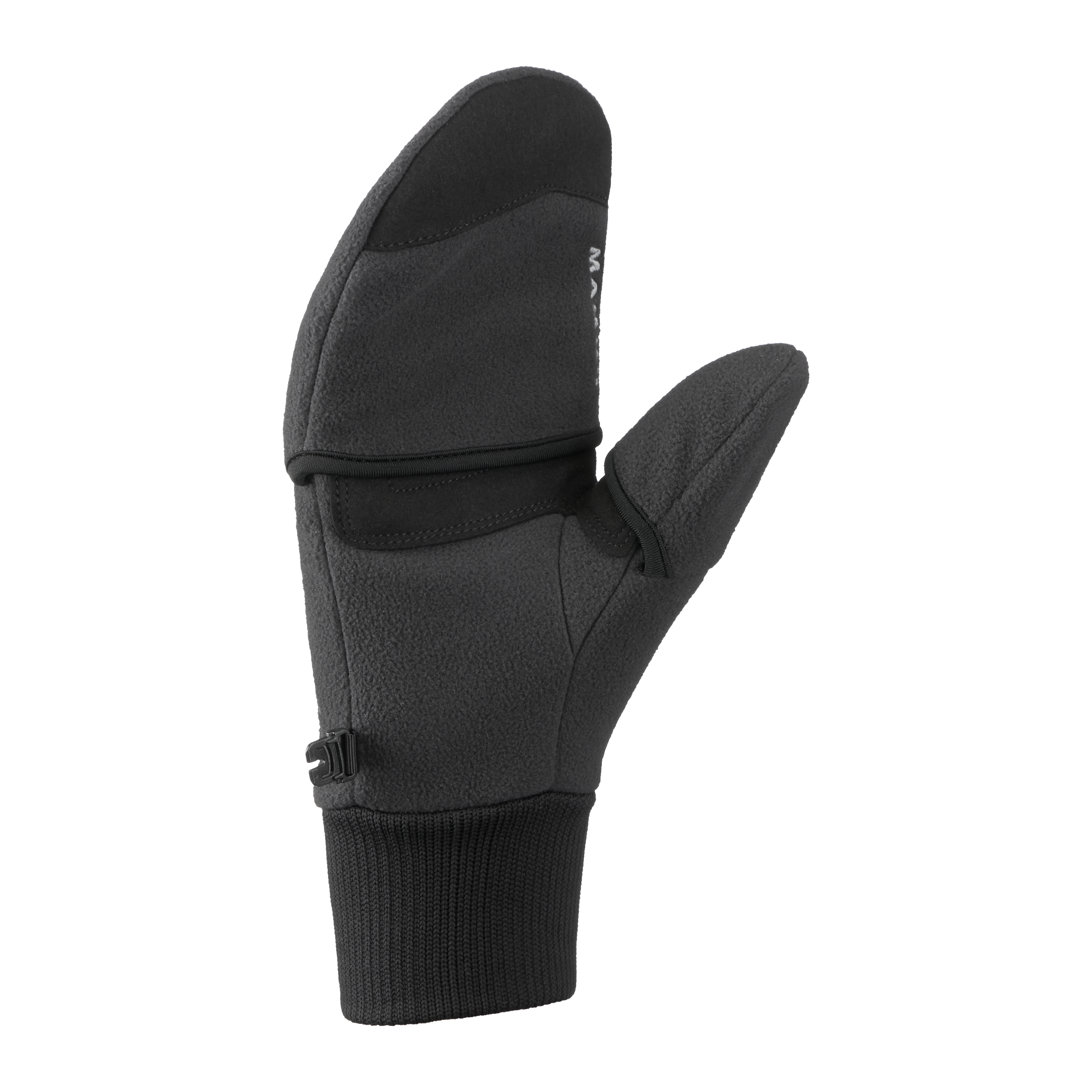 Mammut Shelter SO Convertible Mitten, black - Black - Thumbnail