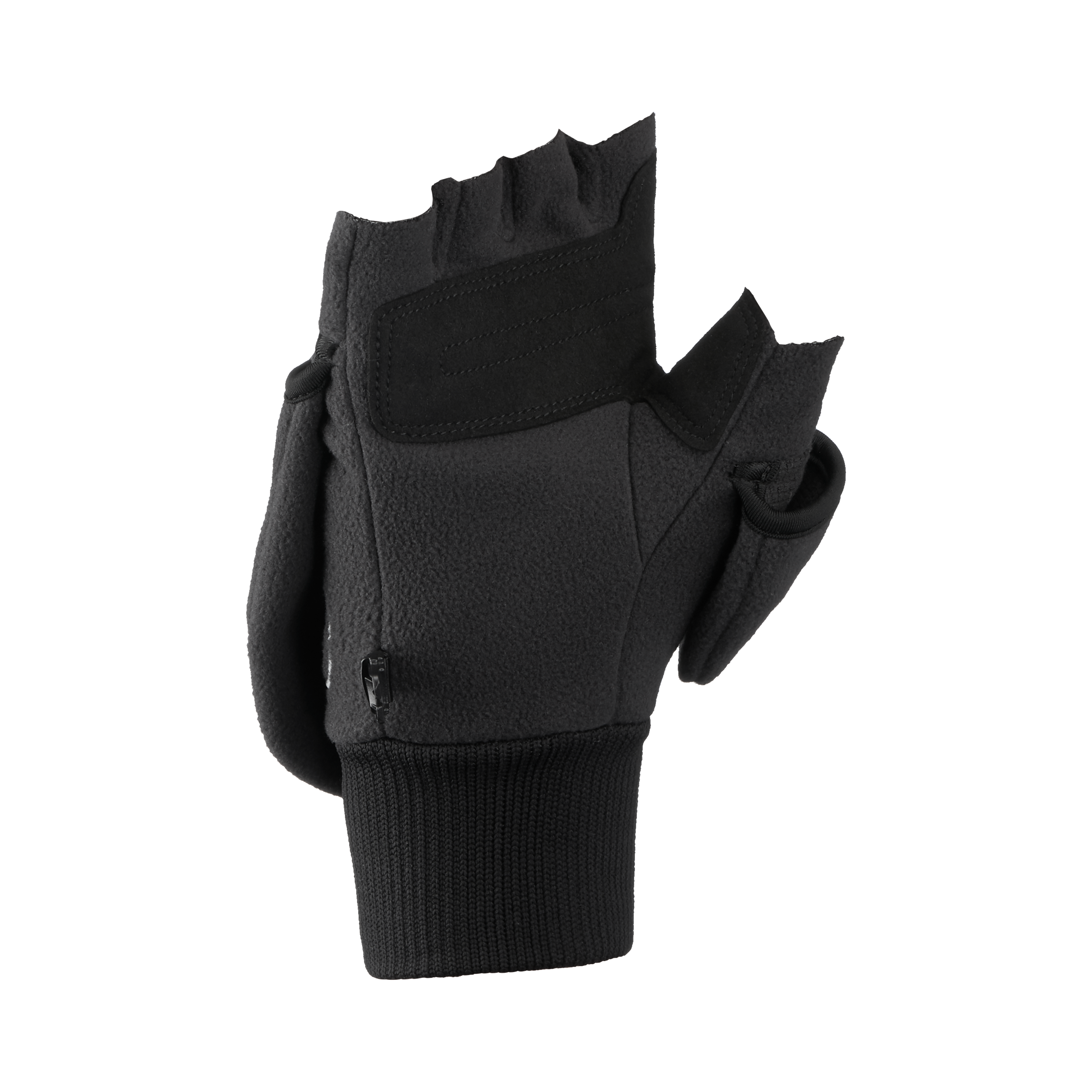 Mammut Shelter SO Convertible Mitten, black - Black