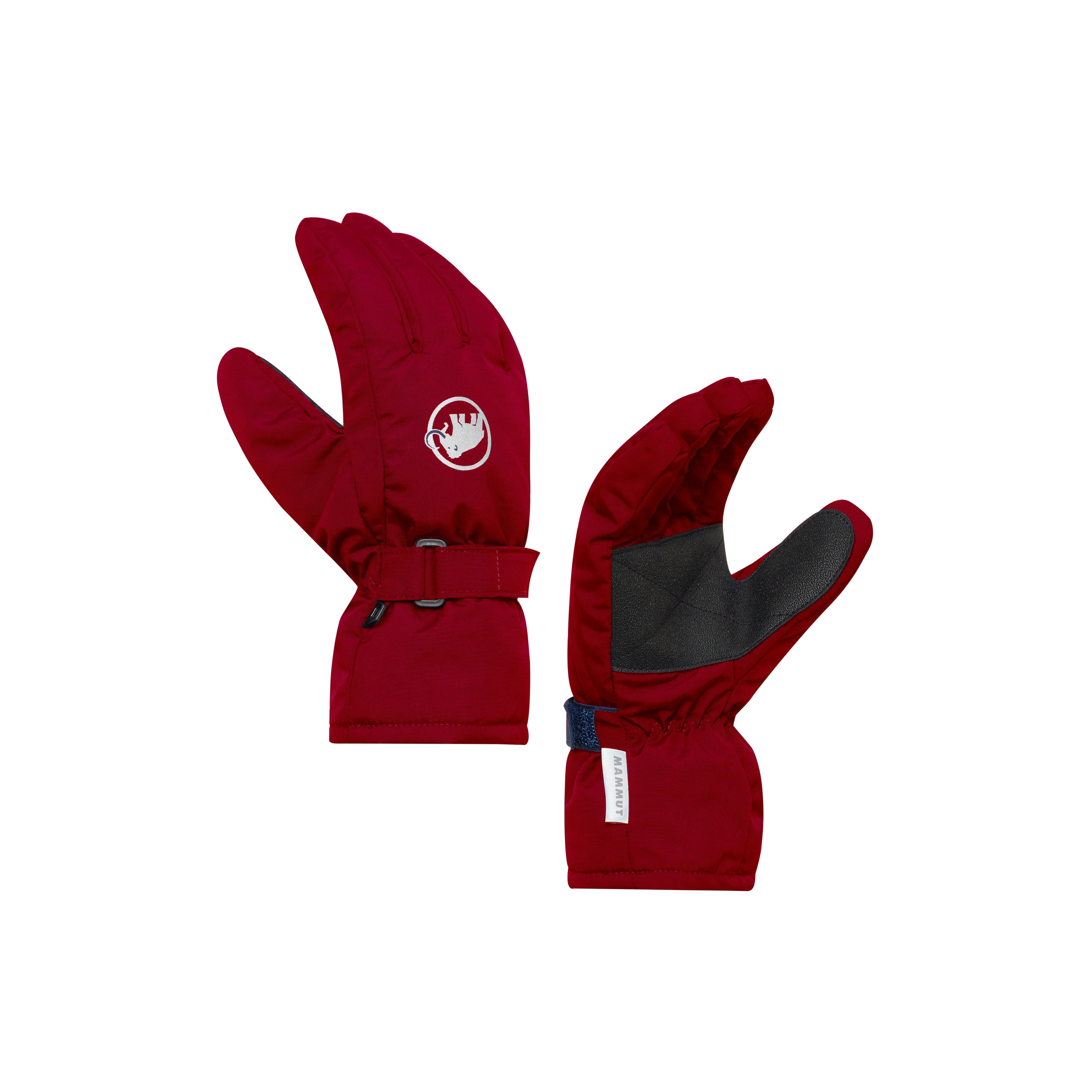 Mammut Fall Line Glove Kids - Dark mammut red/Marine - Thumbnail