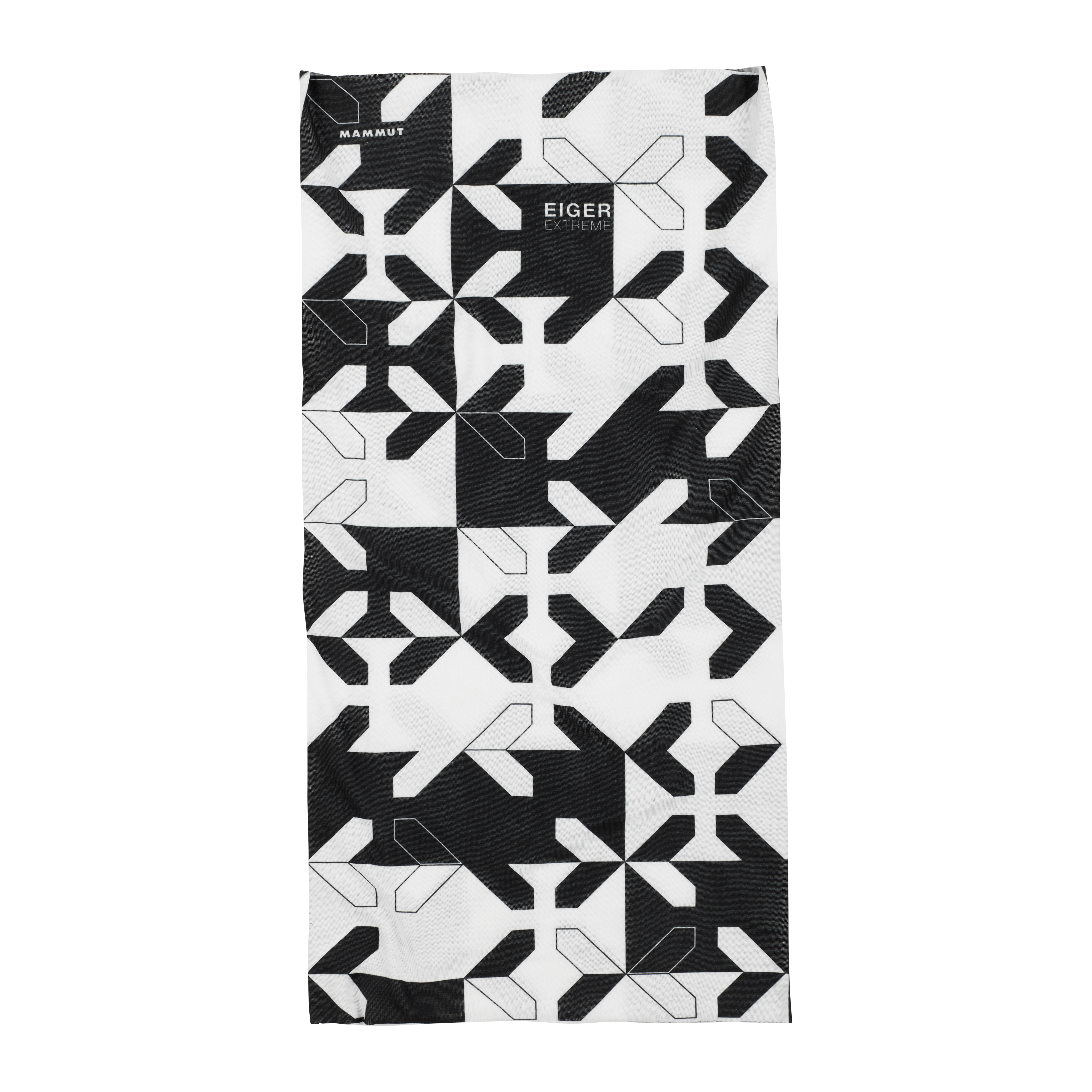 Mammut Mammut Neck Gaiter Eiger, black-white - Black-white - Thumbnail