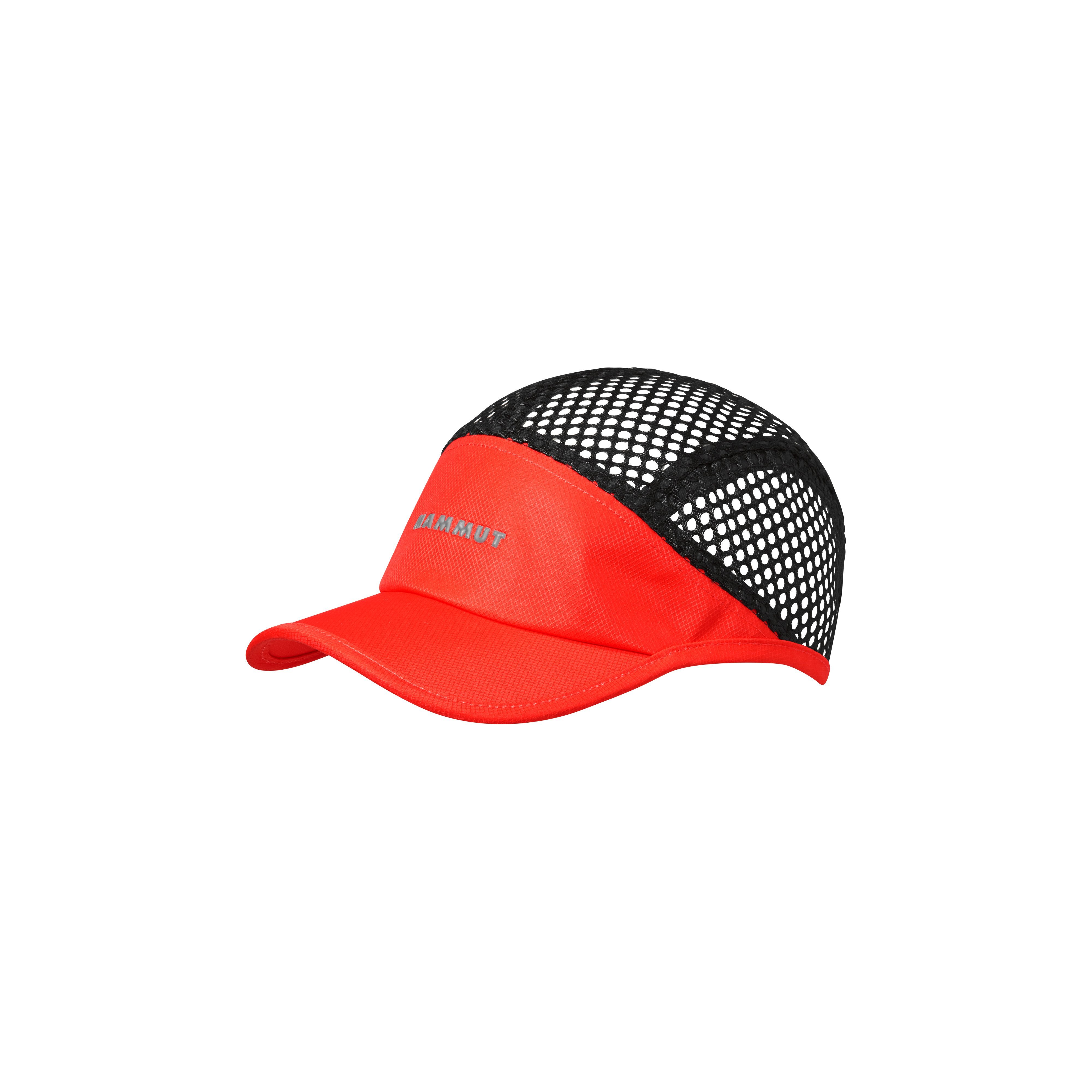 Mammut Aenergy Mesh Cap - Black/Tangerine/Mammut red/Glacier blue/Tschiel - Thumbnail