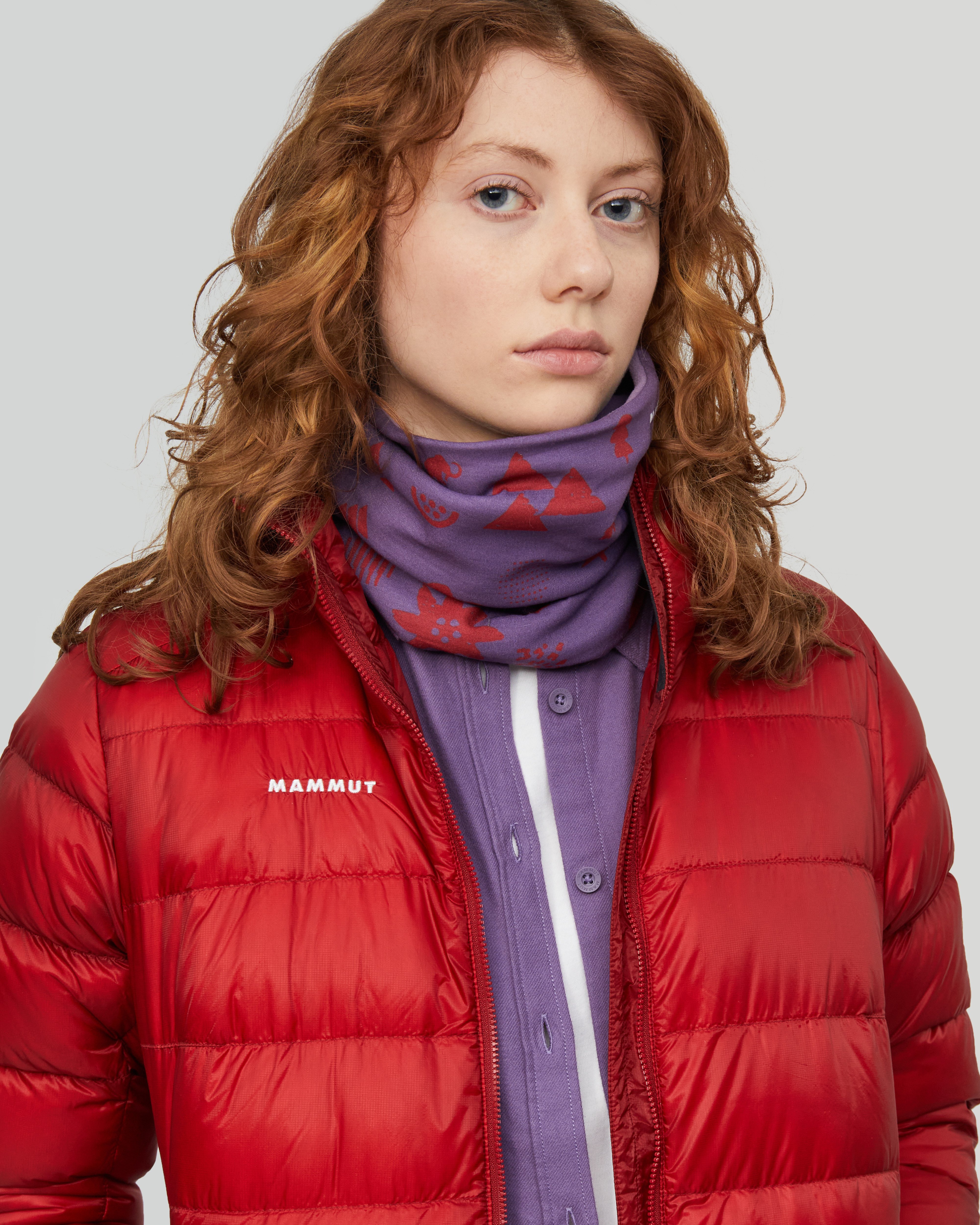 Mammut Fleece Neck Gaiter, paloja - Paloja - Model front view