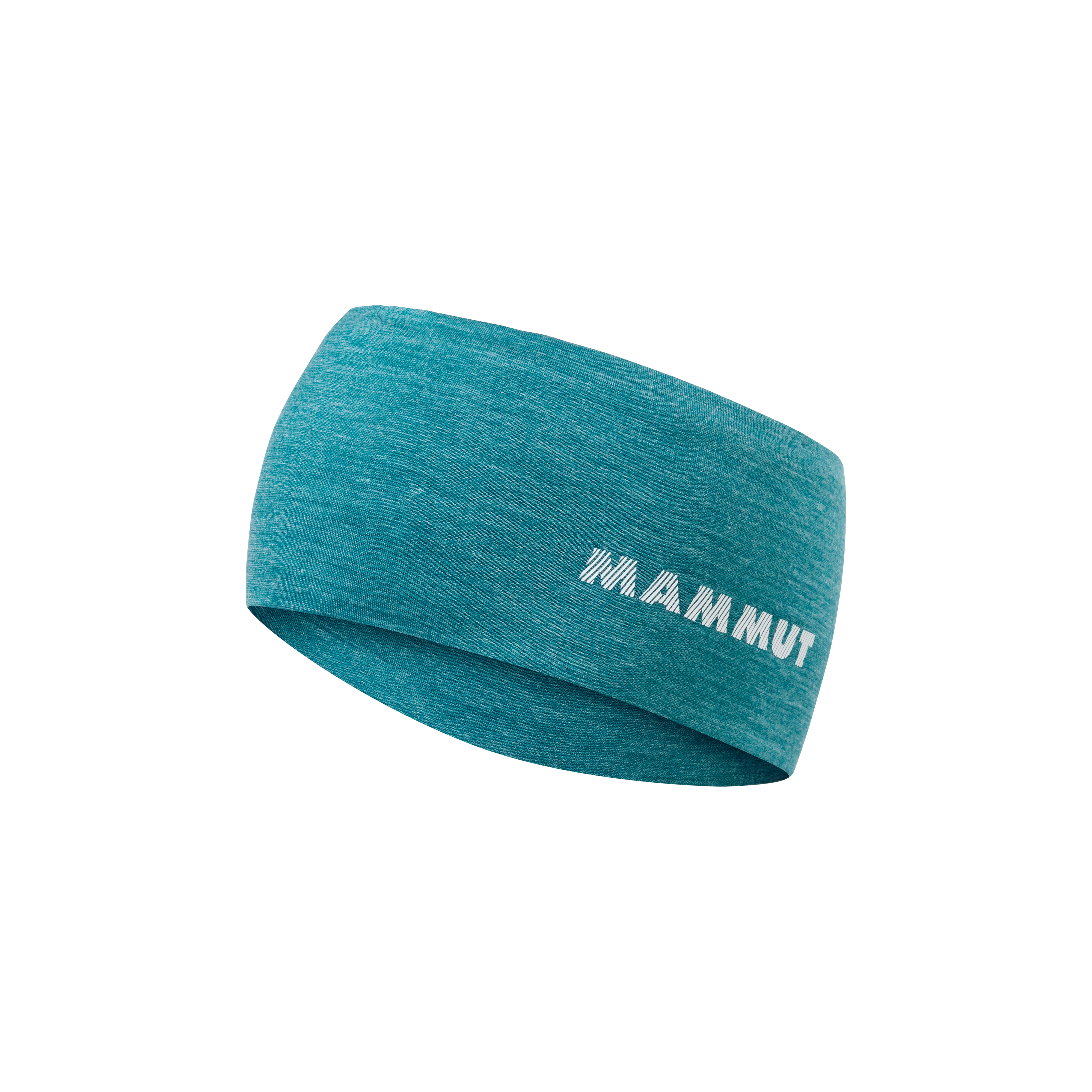 Mammut Tree Wool Headband, deep teal melange - Deep teal melange - Thumbnail