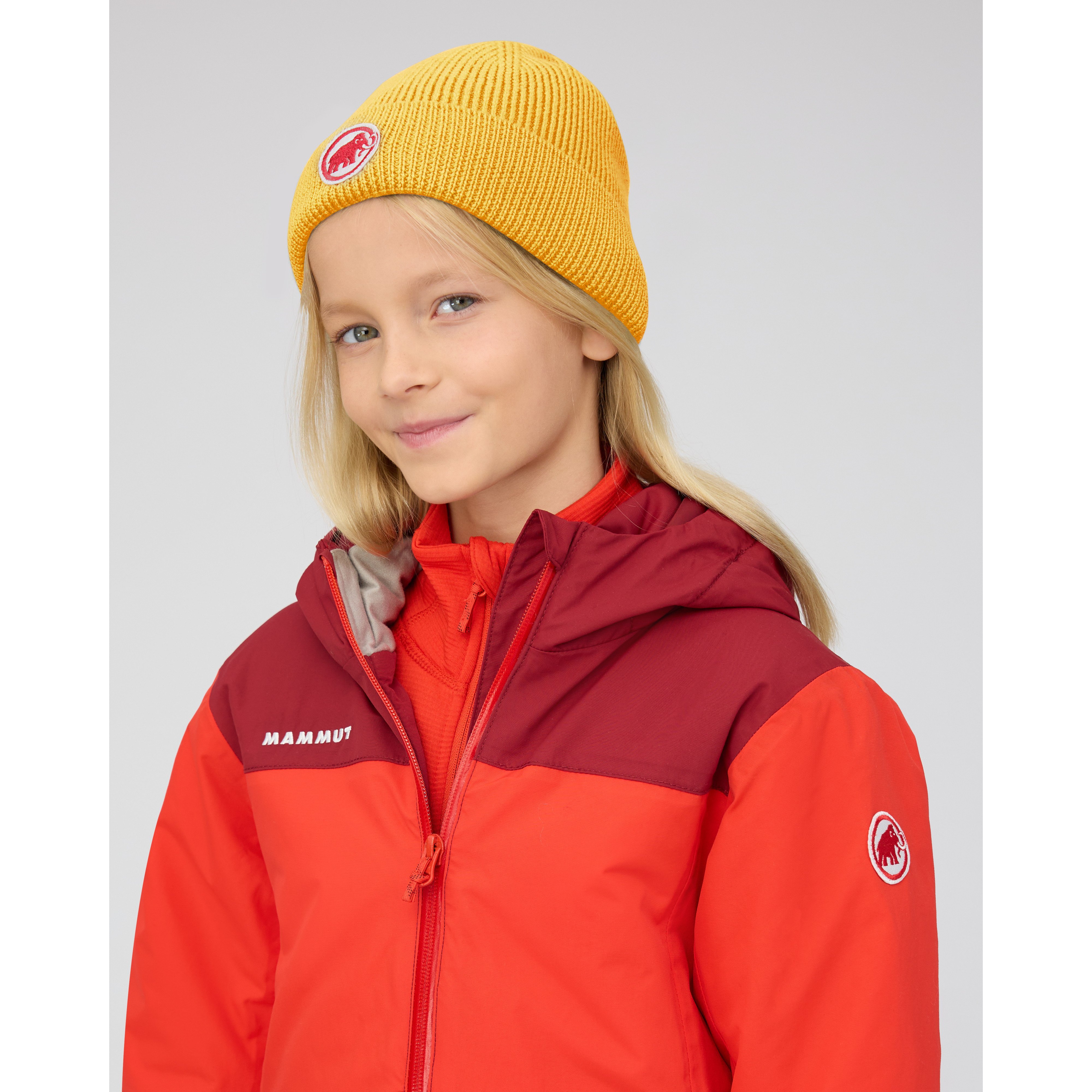 Mammut Mammut Logo Beanie Kids - arnica, 4-5Y - Arnica