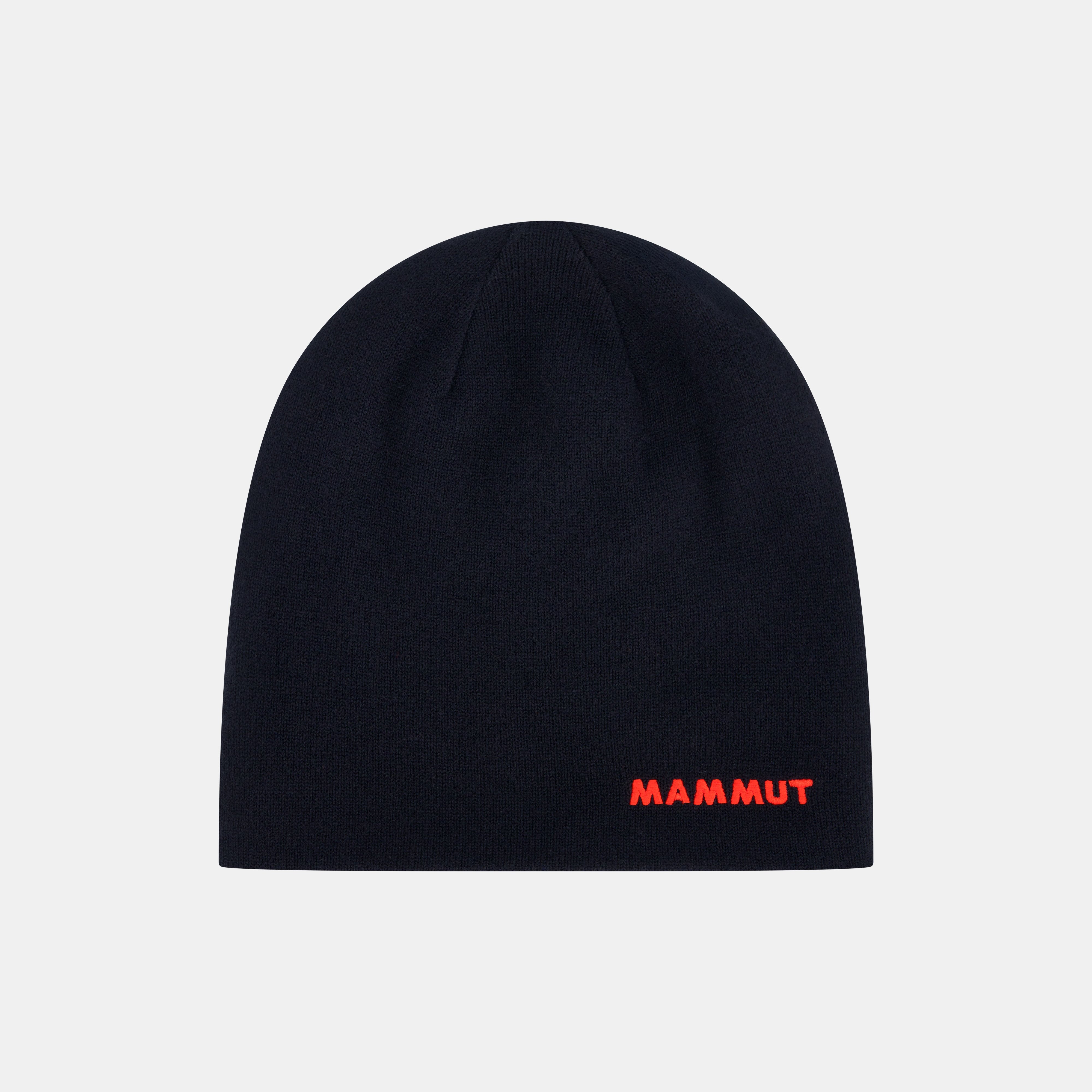 Mammut Mammut Logo Beanie Reversible, black-mammut red - Black-mammut red
