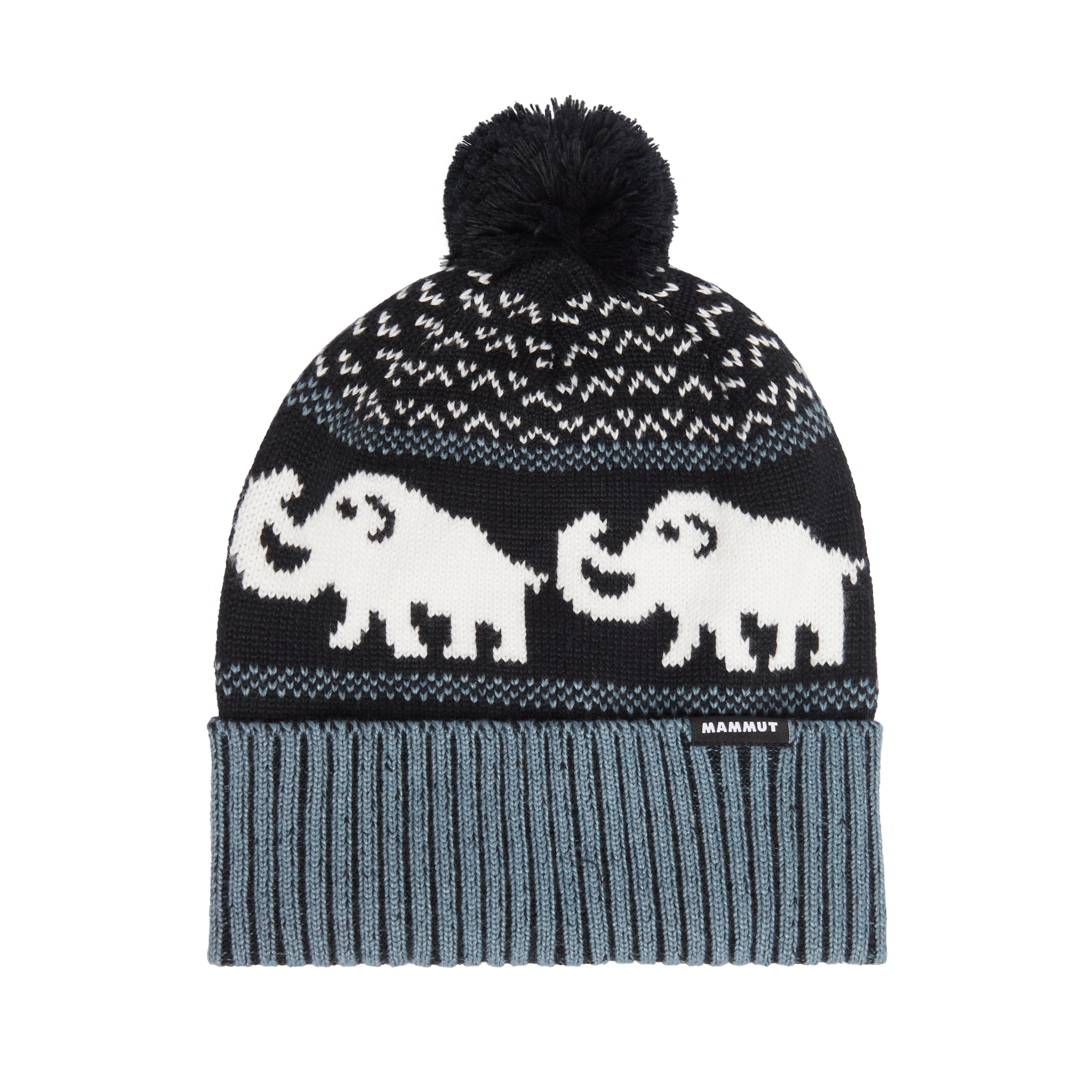 Mammut Mammut Retro Beanie, black-strata - Black-strata