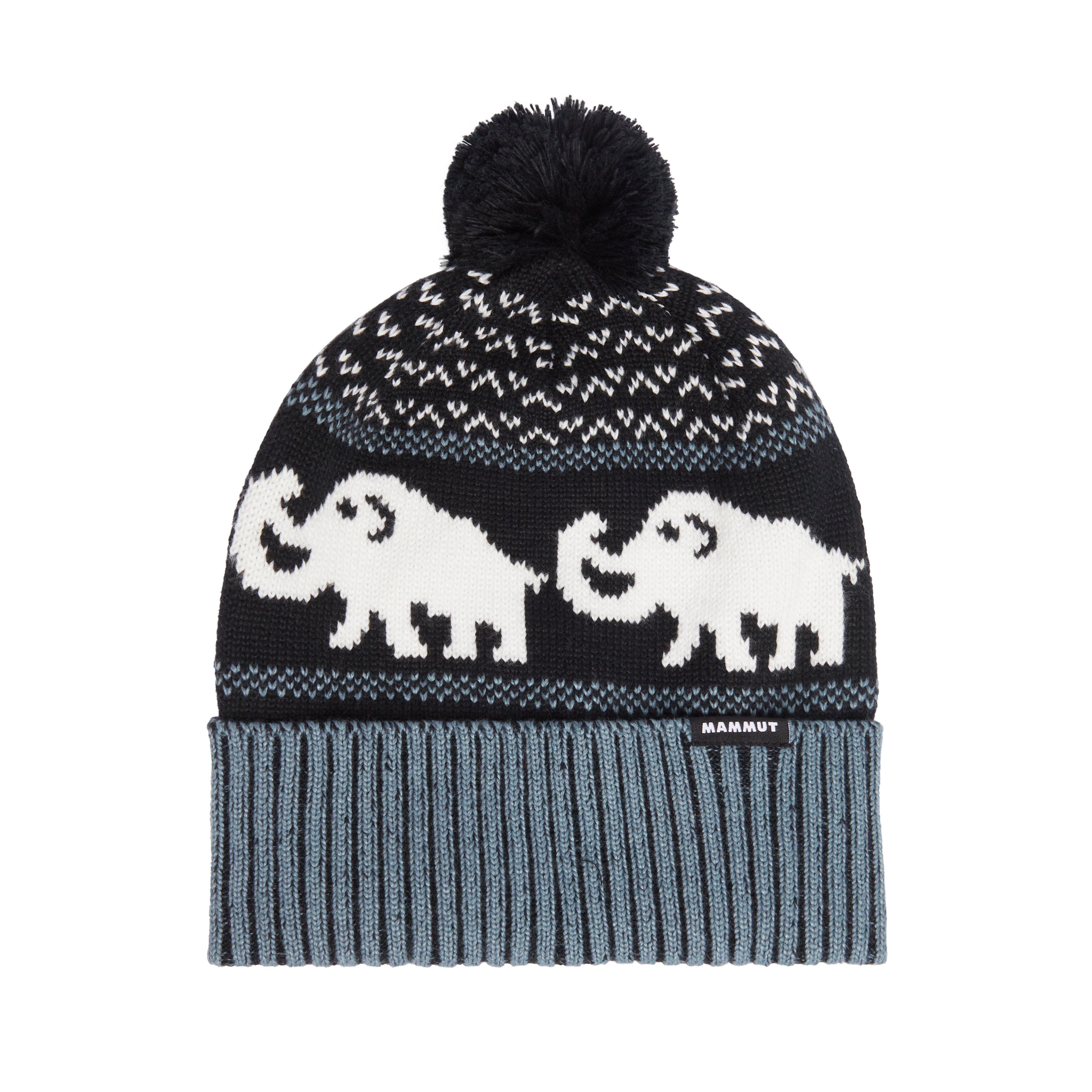 Mammut Mammut Retro Beanie - Black-strata/Dark mammut red-paloja/Baselgia-bronz/Lag-glatsch/Deep teal-autumn larice/Tschiel-holunder - Thumbnail