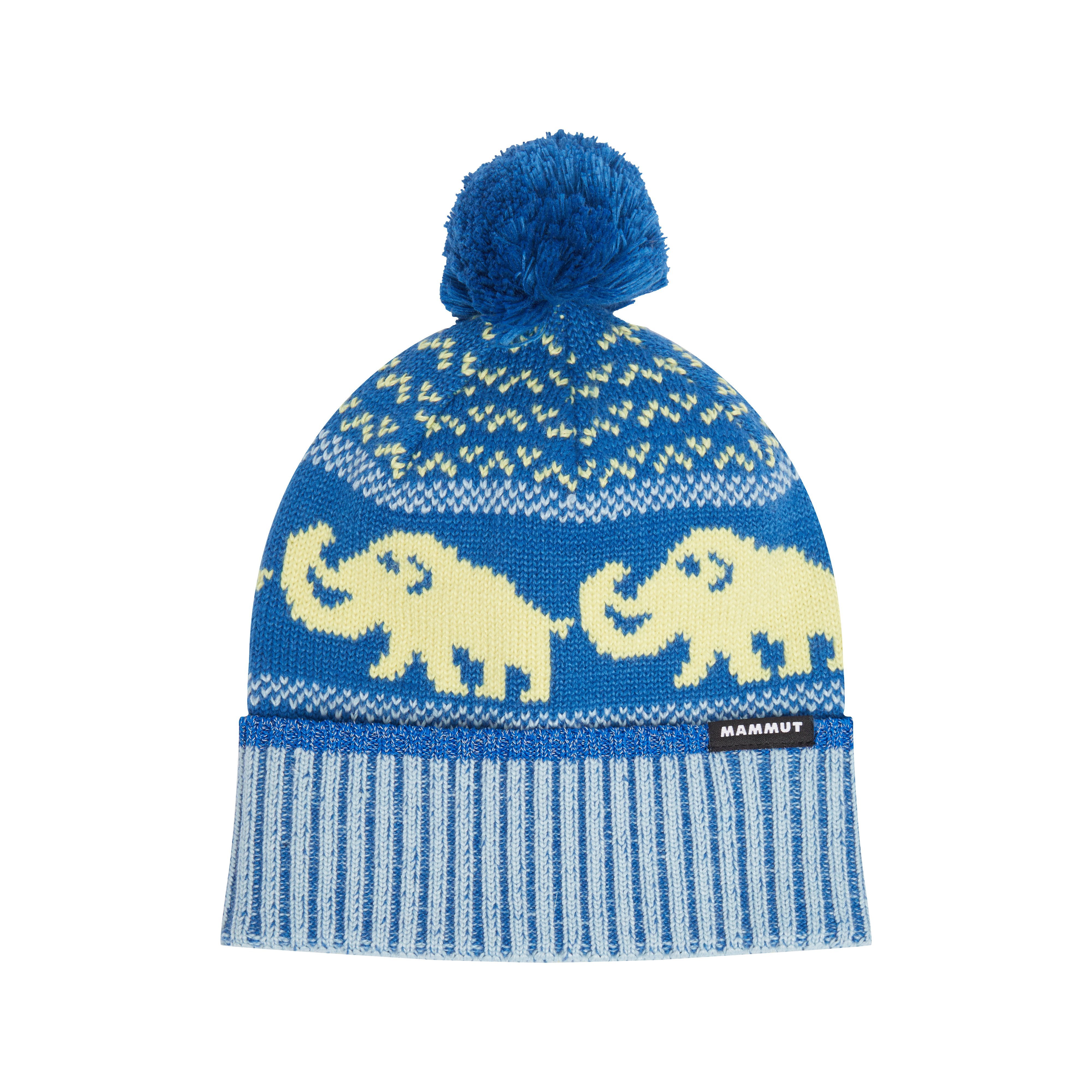 Mammut Mammut Retro Beanie Kids - Dark mammut red-paloja/Lag-glatsch/Seln-aur/Sassal-mira/Selva-lavandin/Tschiel-holunder - Thumbnail