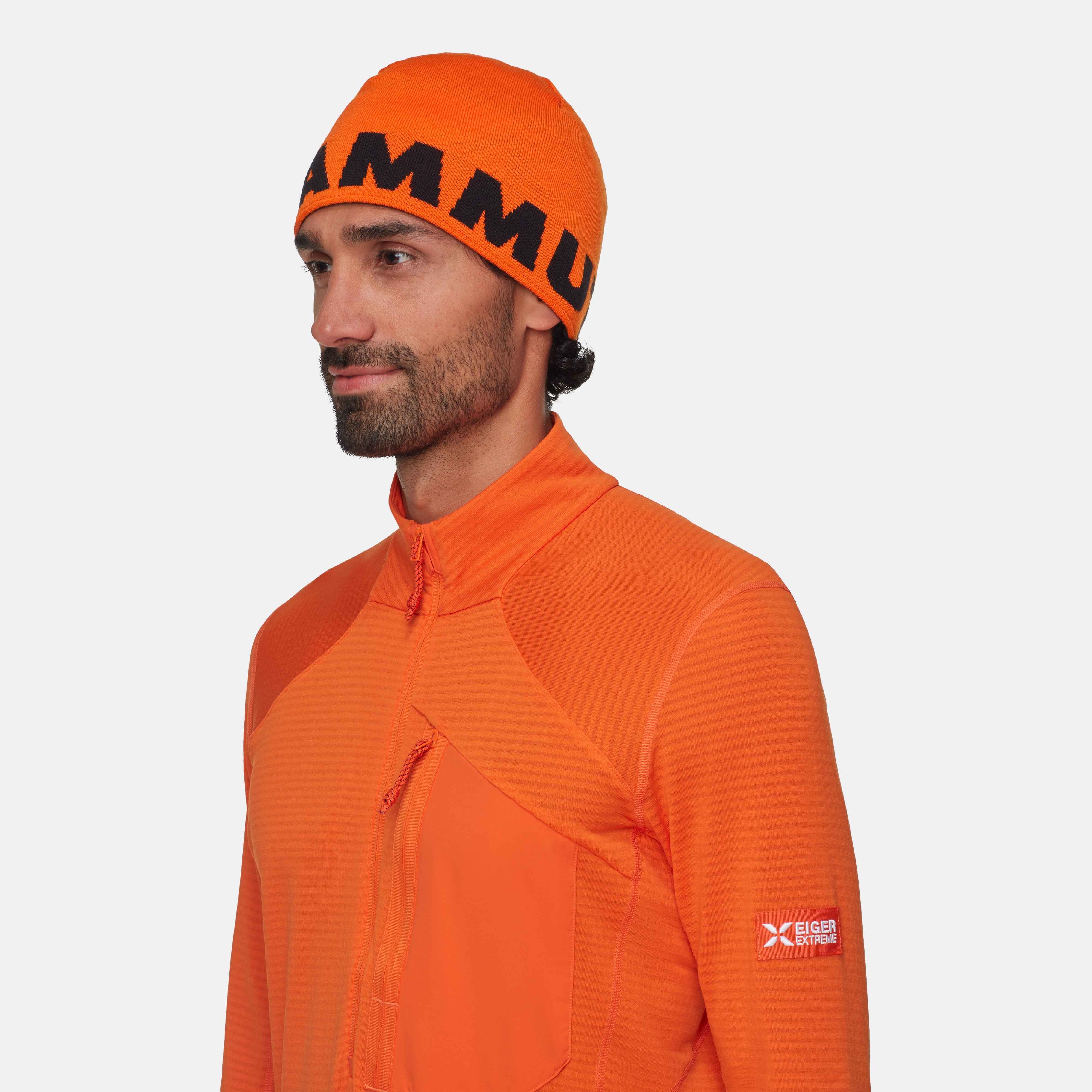 Mammut Mammut Logo Beanie - temp, eiger orange-black - Eiger orange-black