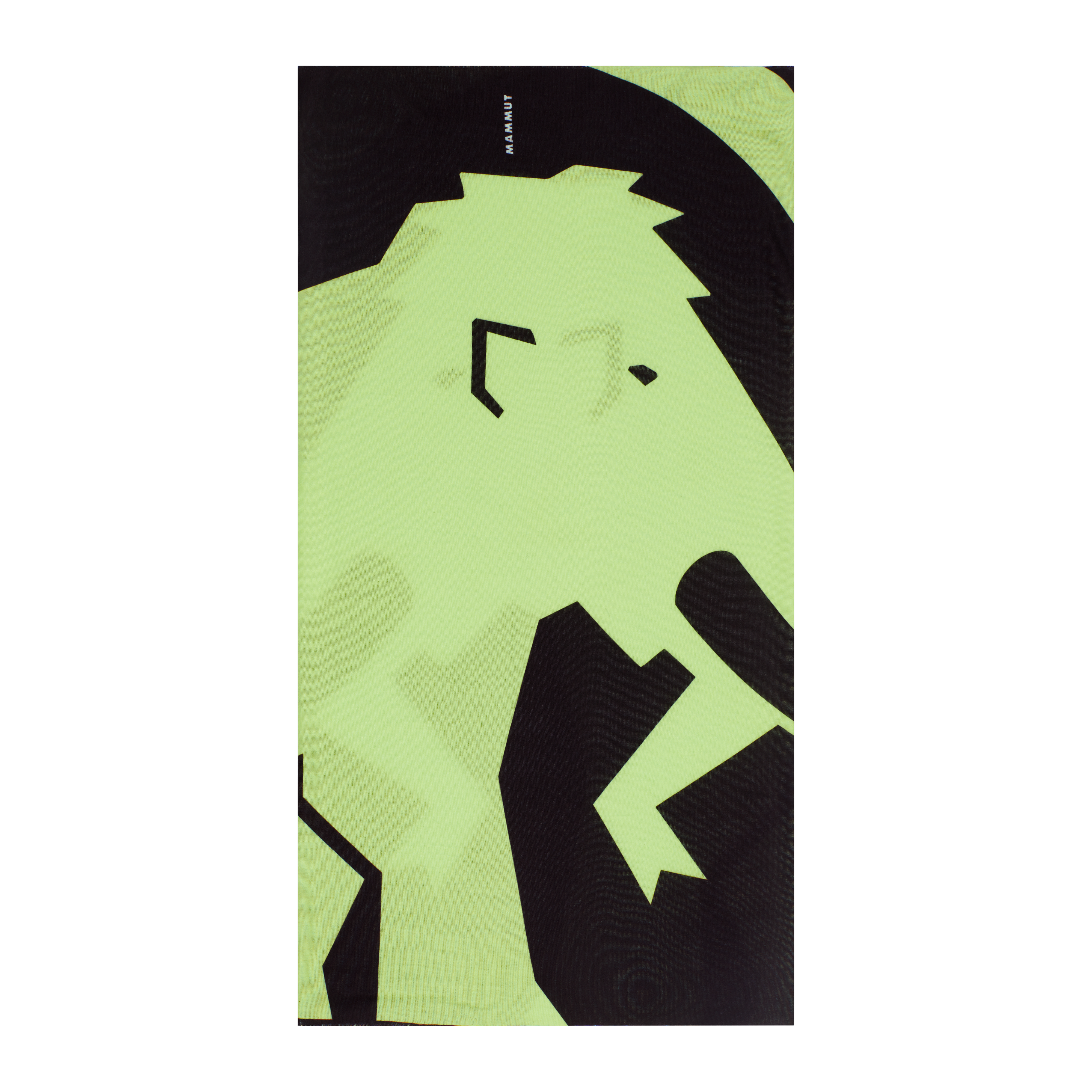 Mammut Neck Gaiter Logo - black-neo lime, one size thumbnail