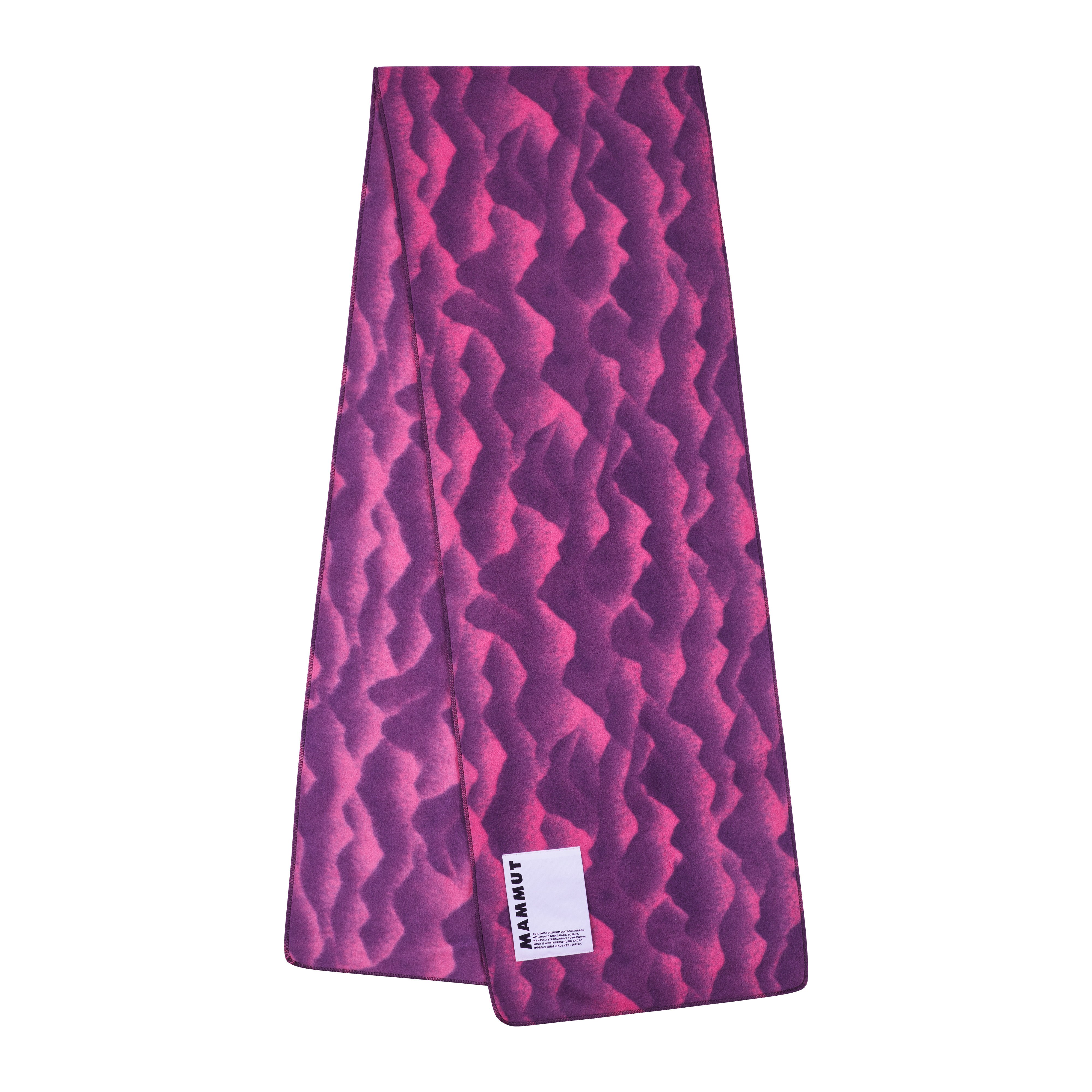 Fleece Scarf Mountains - pink-grape, one size product image