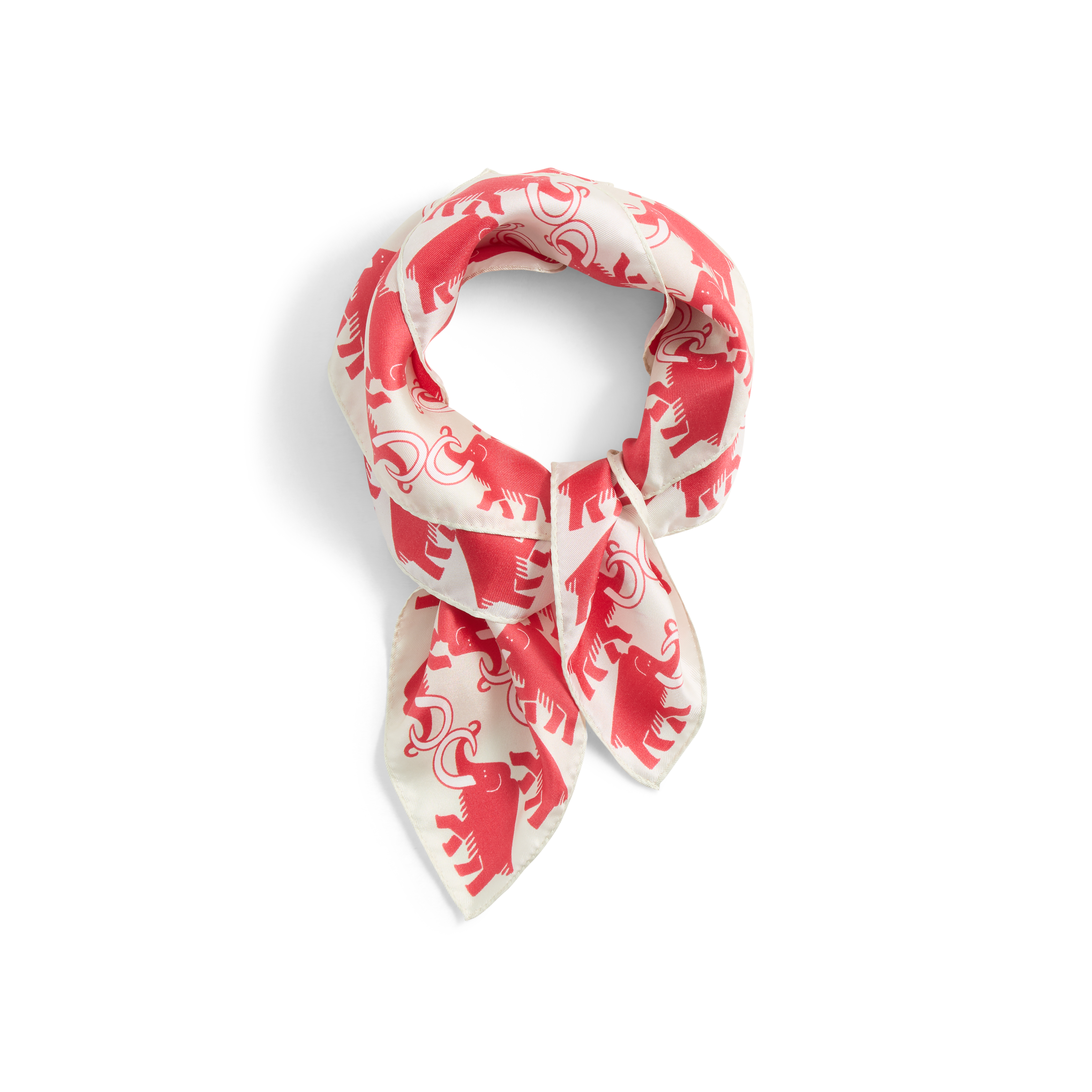 Mammut Mammut x Cabourn Direttissima Silk Scarf, white stone-mammut red - White stone-mammut red