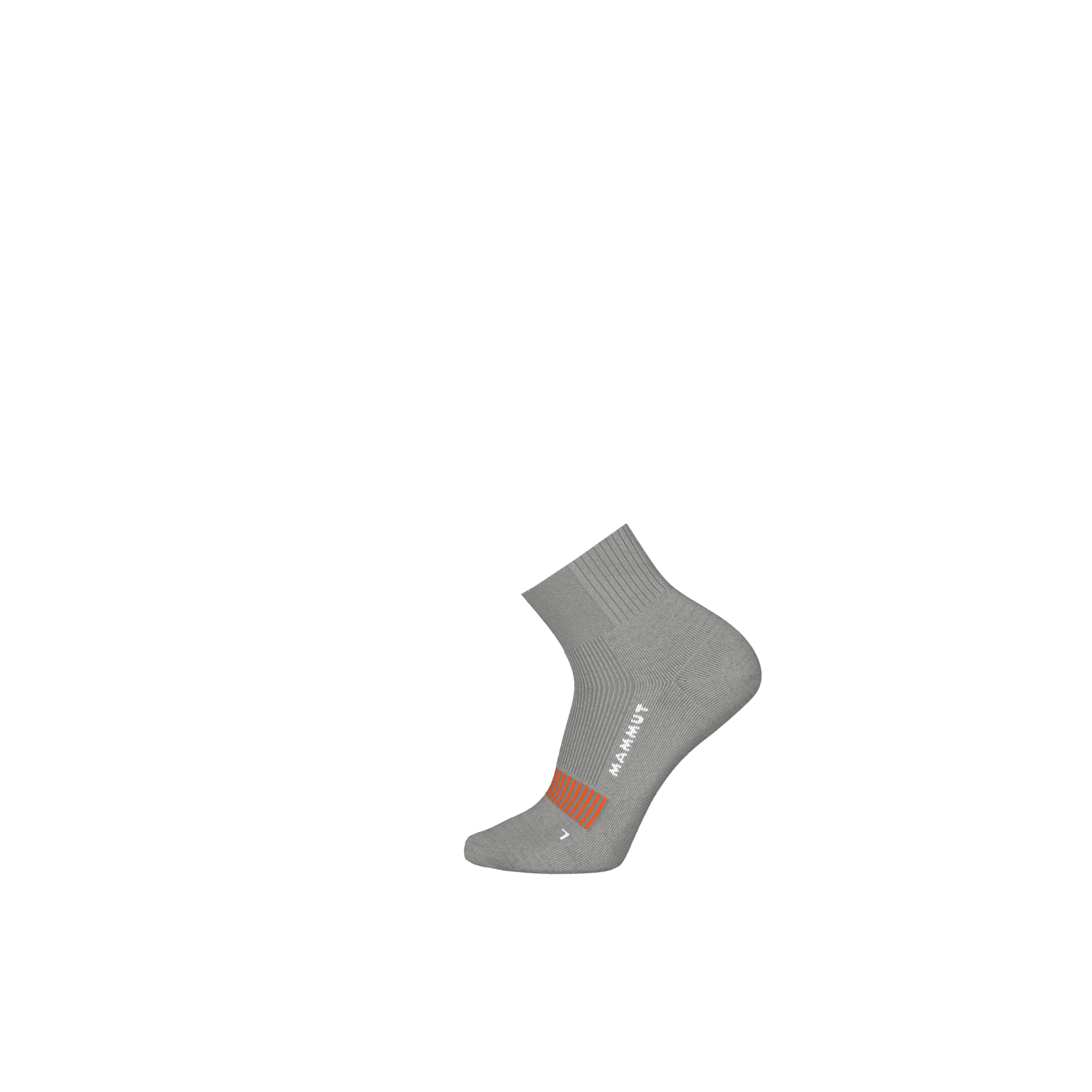 Hiking Full Cushion Quarter Socks, alloy-tangerine-white thumbnail