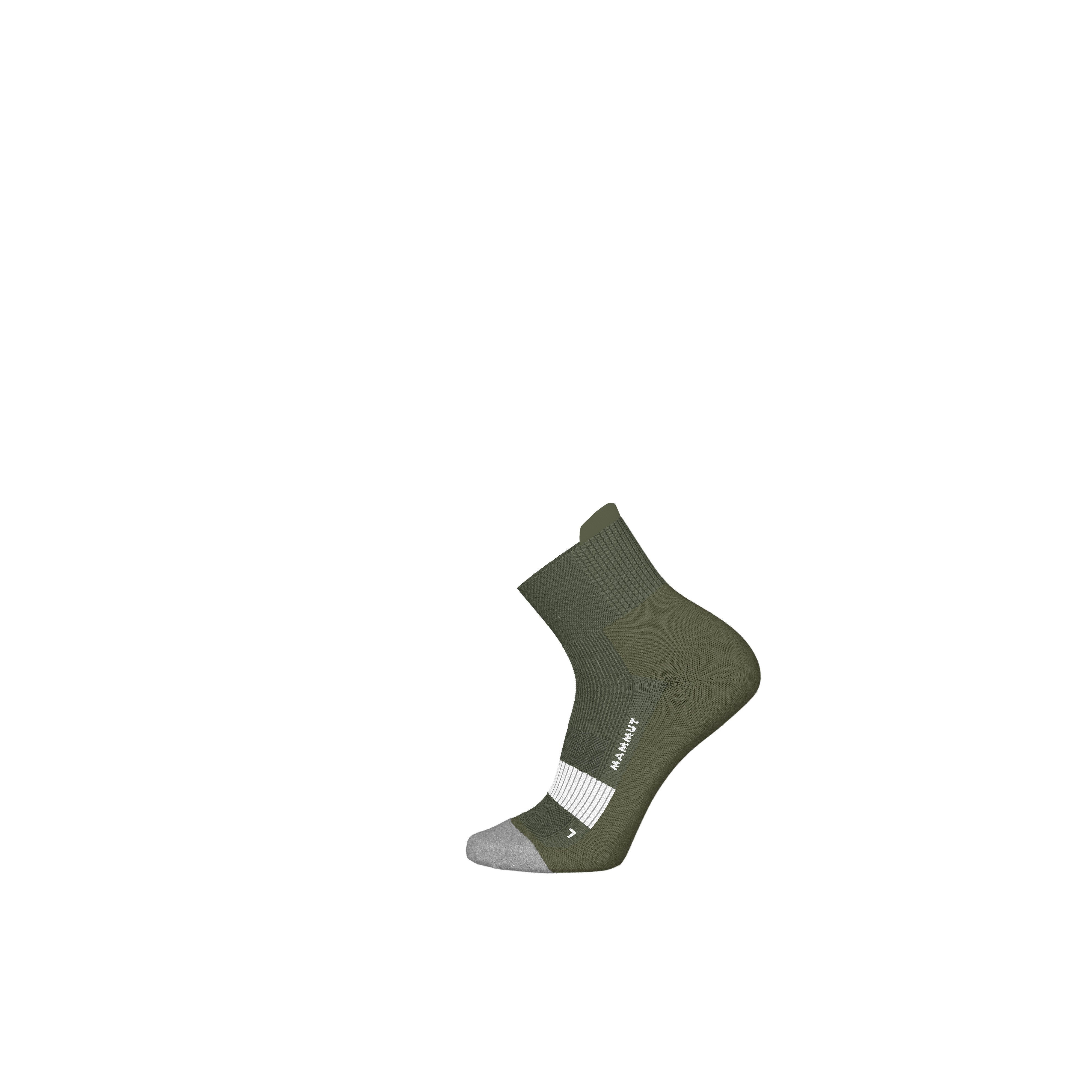 Mammut All-Mountain Targeted Cushion Quarter Socks - Black-white/White-tangerine/Lavandin-deep teal/Deep teal-lavandin/Marsh-white/Glacier blue-white - Thumbnail