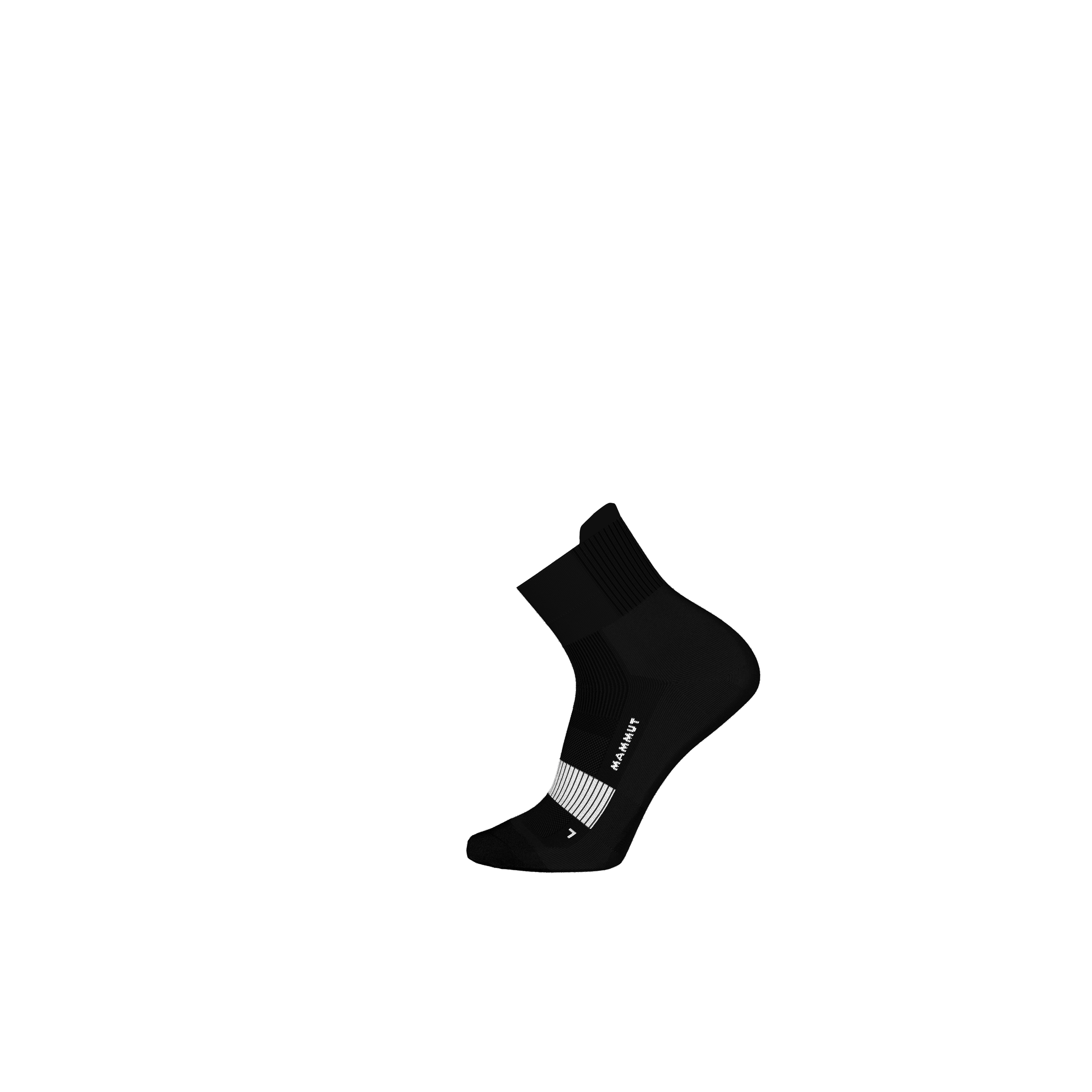 Mammut All-Mountain Targeted Cushion Quarter Socks, black-white - Black-white - Thumbnail