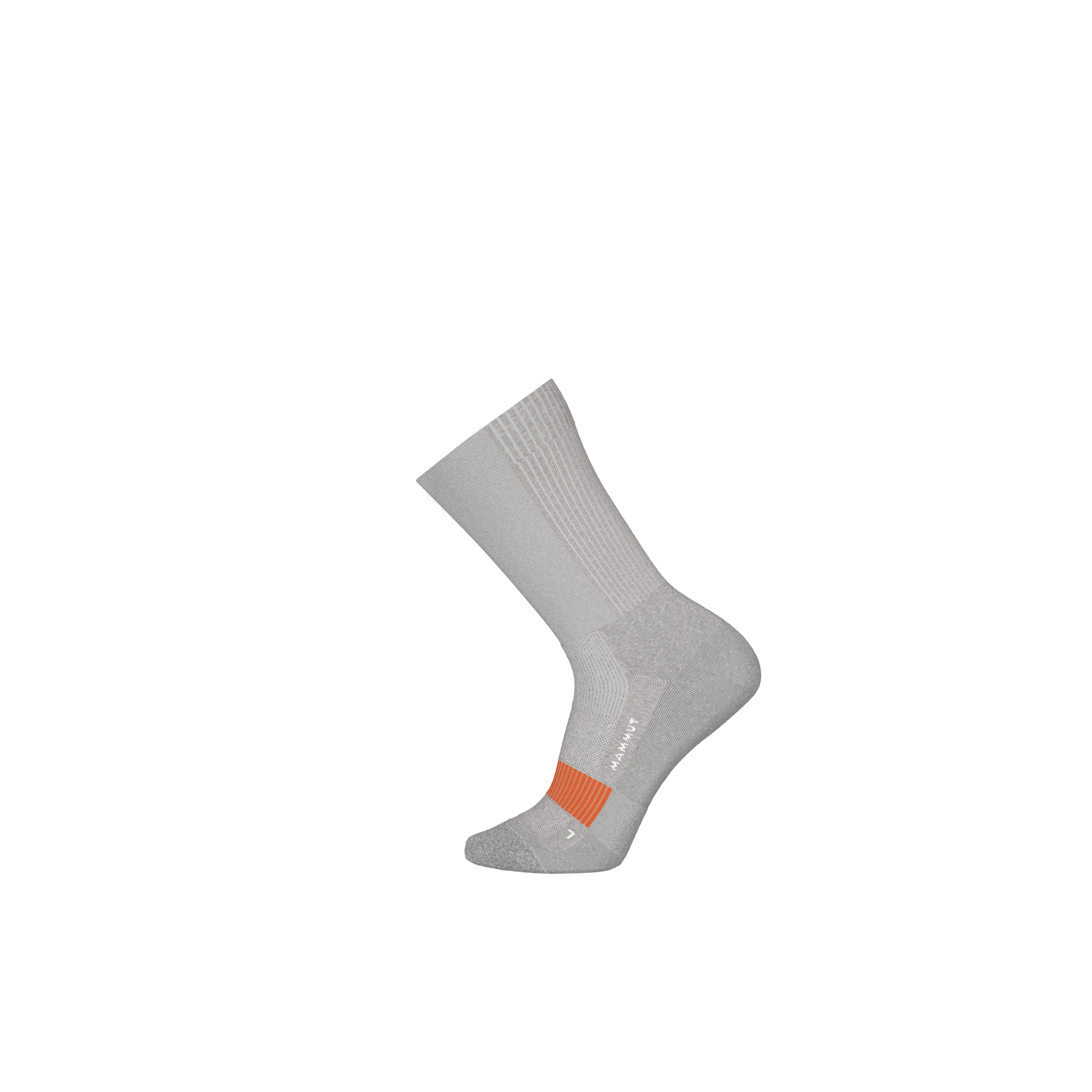 All-Mountain Targeted Cushion Merino Crew Socks, alloy-tangerine-white thumbnail