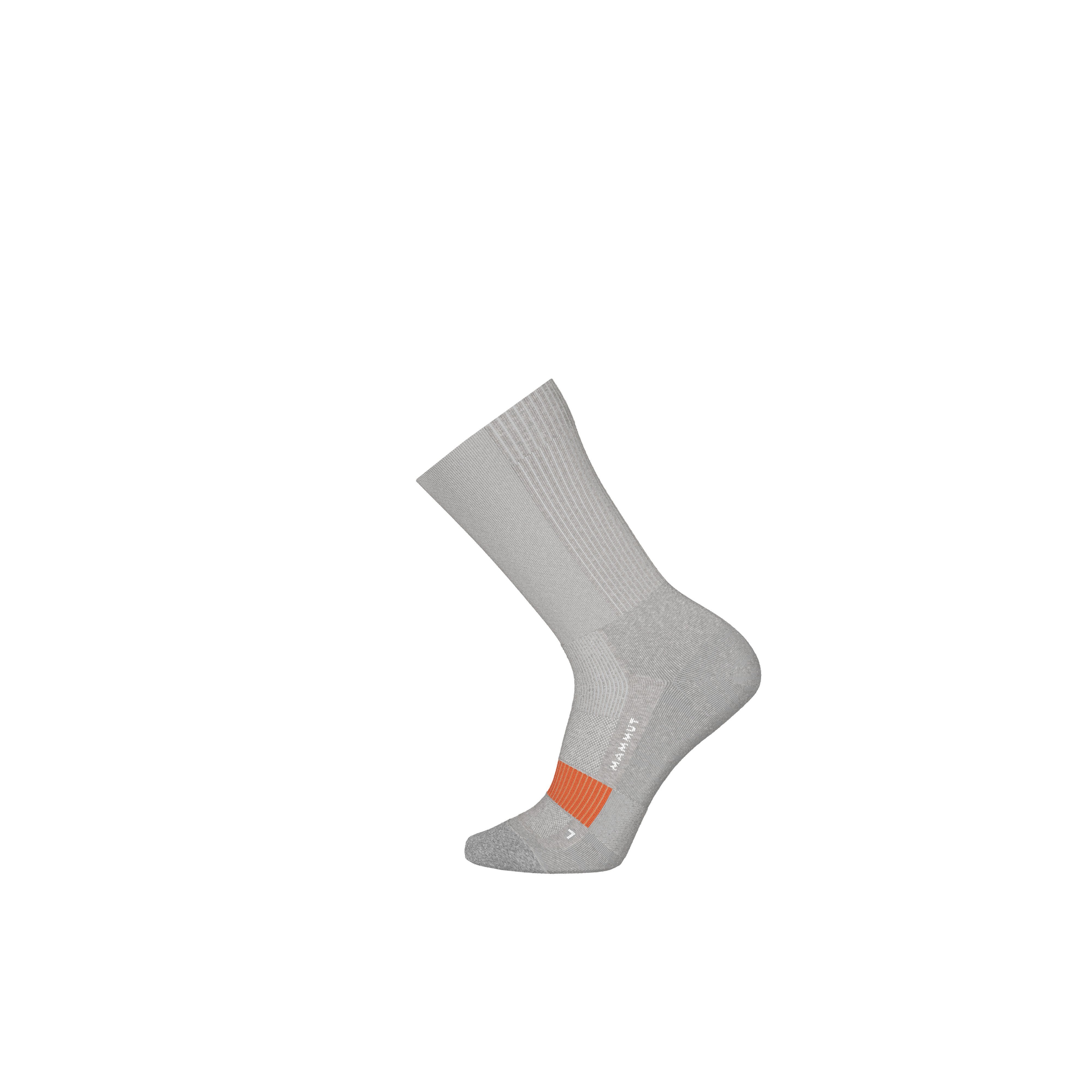 Mammut All-Mountain Targeted Cushion Merino Crew Socks - Black-white/Alloy-tangerine-white/Silver sage-white/Vin-sulai/Dark marsh-marsh/40334/Glacier blue-white - Thumbnail