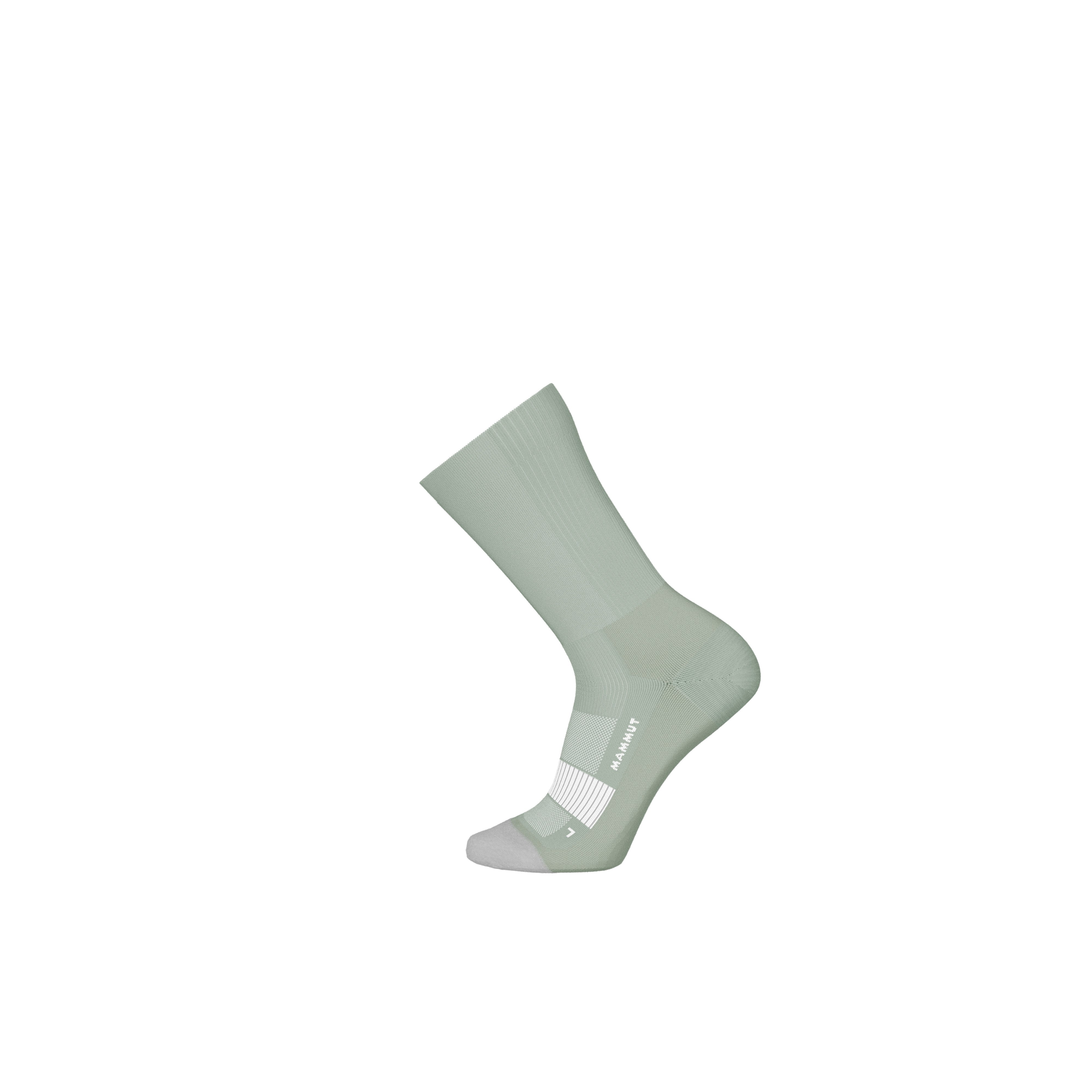Mammut All-Mountain Targeted Cushion Merino Crew Socks - Black-white/Alloy-tangerine-white/Silver sage-white/Vin-sulai/Dark marsh-marsh/40334/Glacier blue-white - Thumbnail