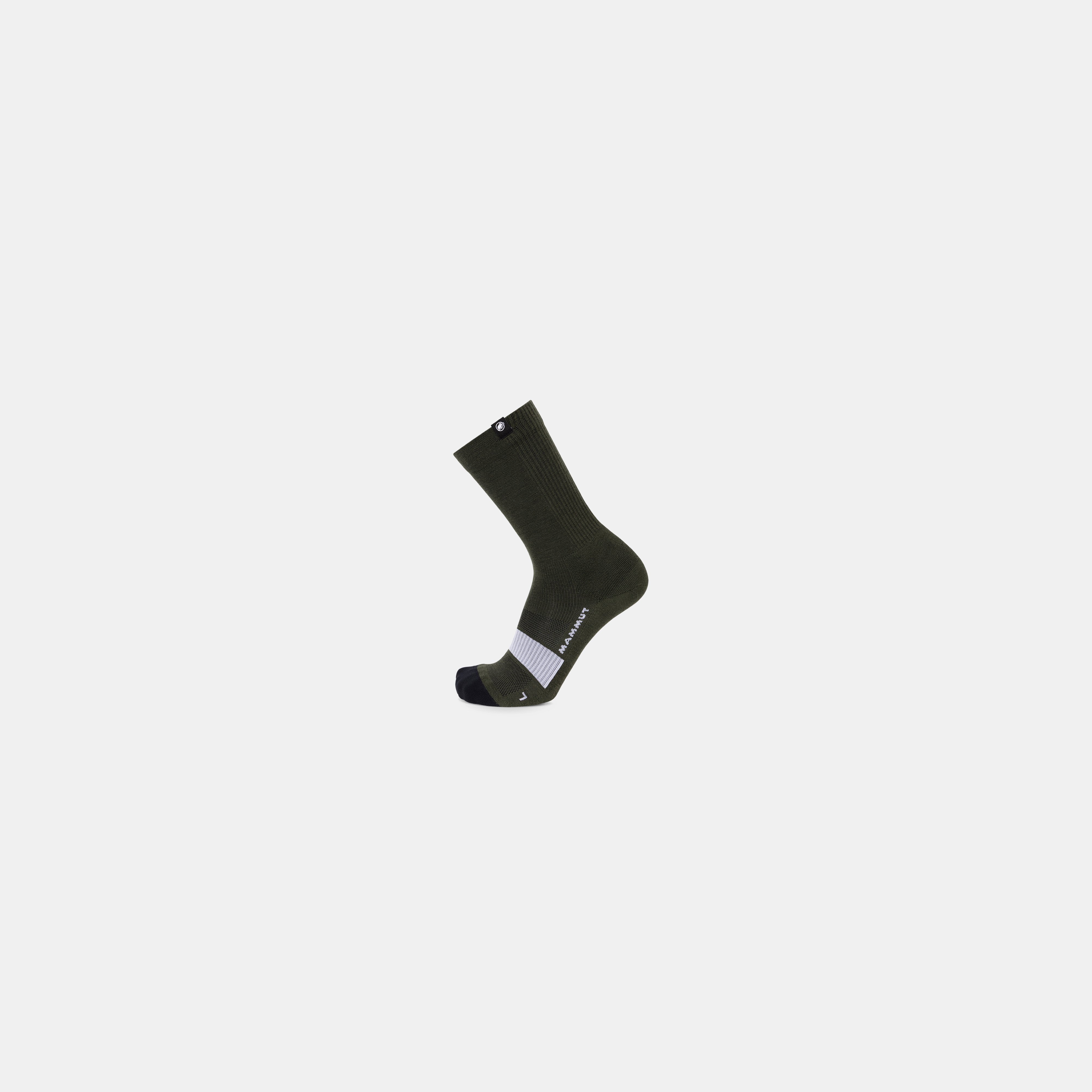 Mammut All-Mountain Targeted Cushion Merino Crew Socks, dark marsh-white - Dark marsh-white