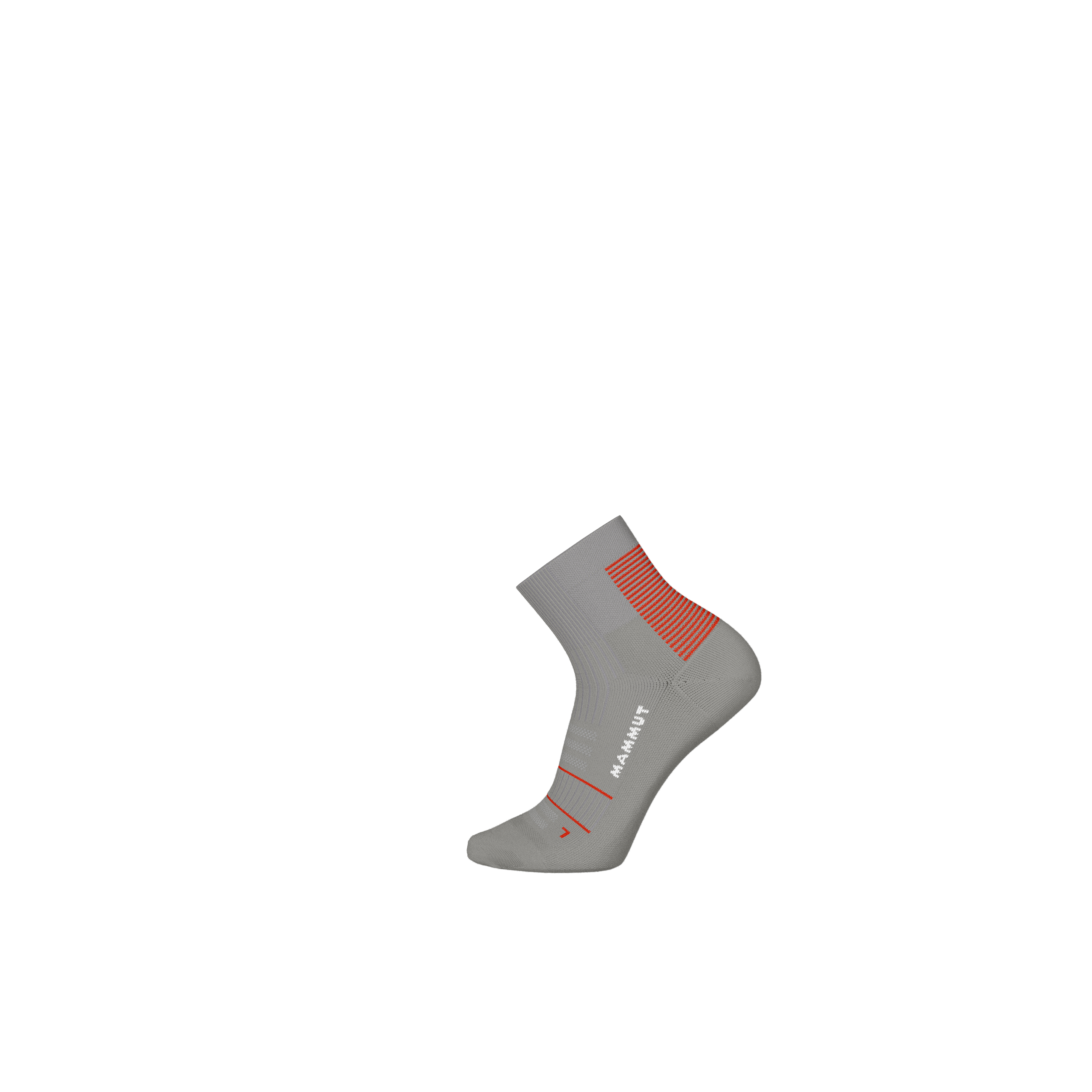 Mammut Trail Running Targeted Cushion Quarter Socks, alloy-mammut red - Alloy-mammut red - Thumbnail