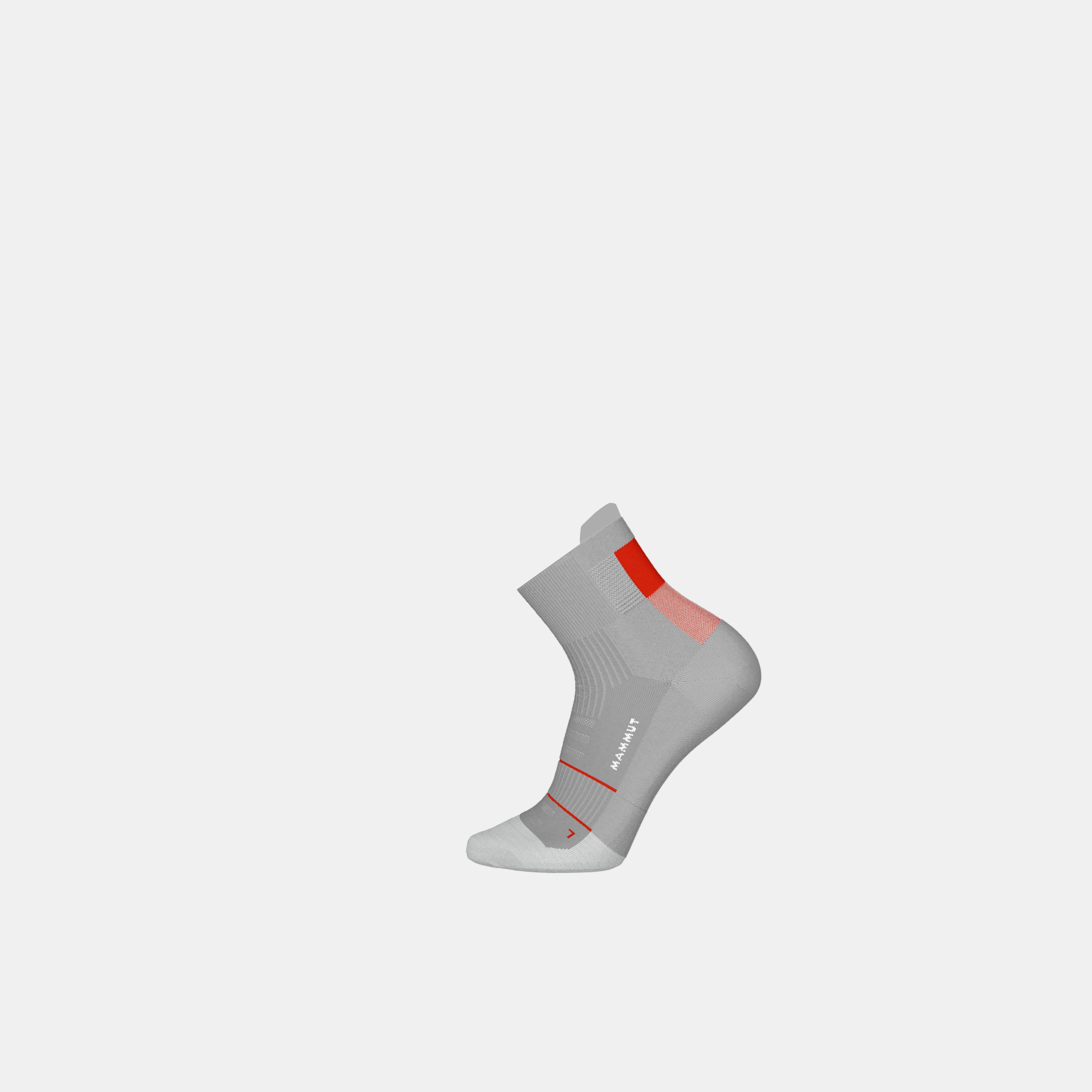 Mammut Trail Running Lightweight Merino Quarter Socks, alloy-mammut red - Alloy-mammut red