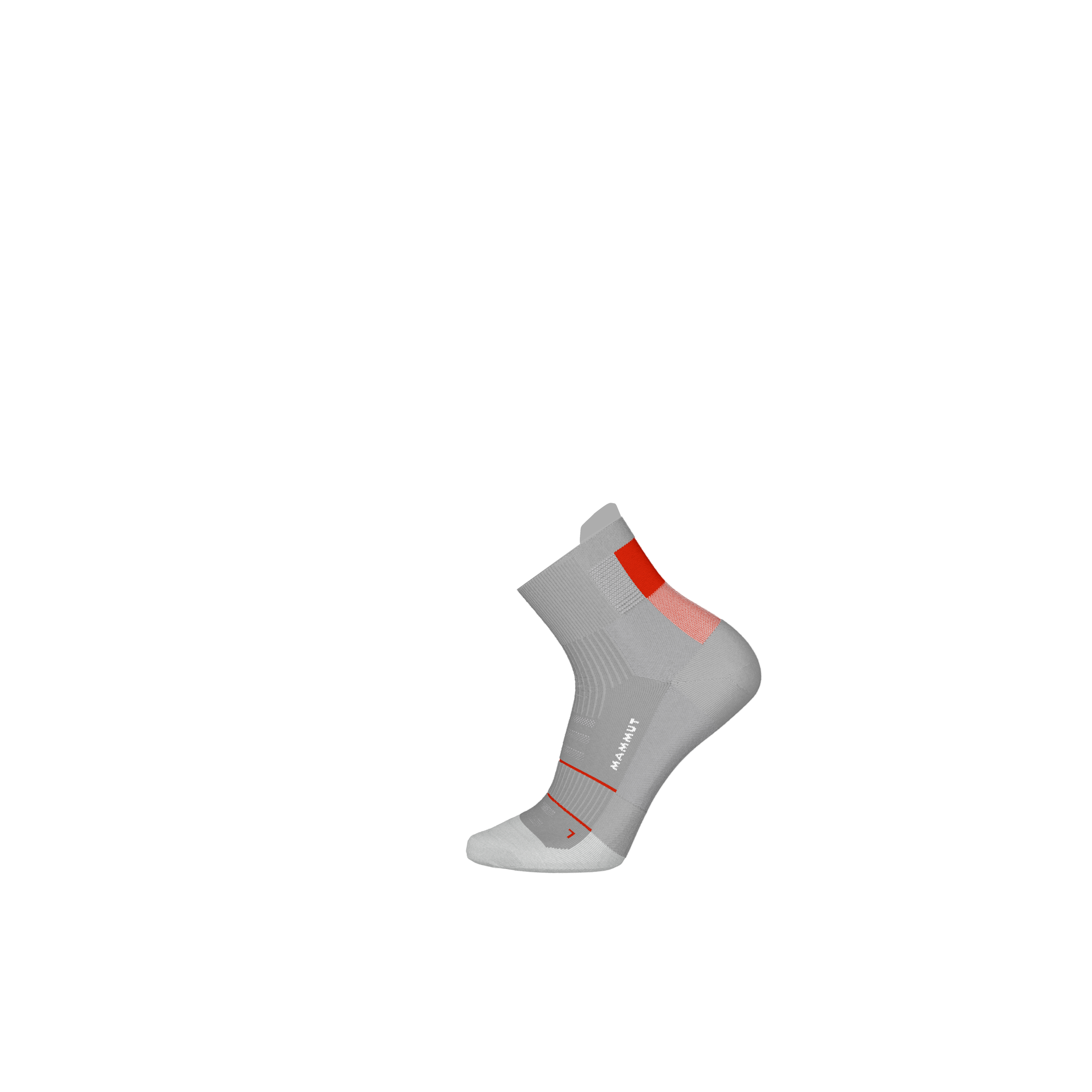 Mammut Trail Running Lightweight Merino Quarter Socks, alloy-mammut red - Alloy-mammut red - Thumbnail