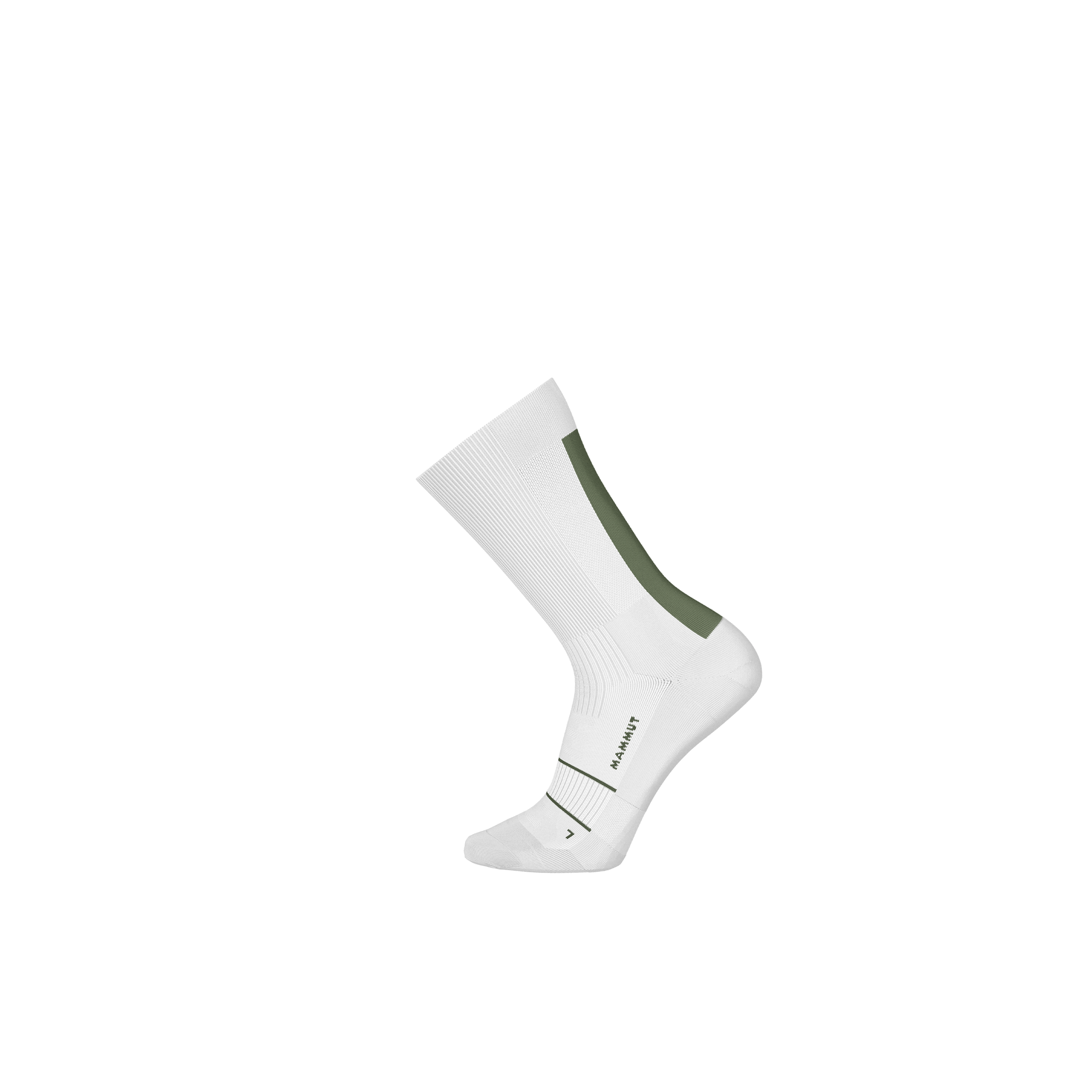 Trail Running Lightweight Merino Crew Socks, white-jade thumbnail