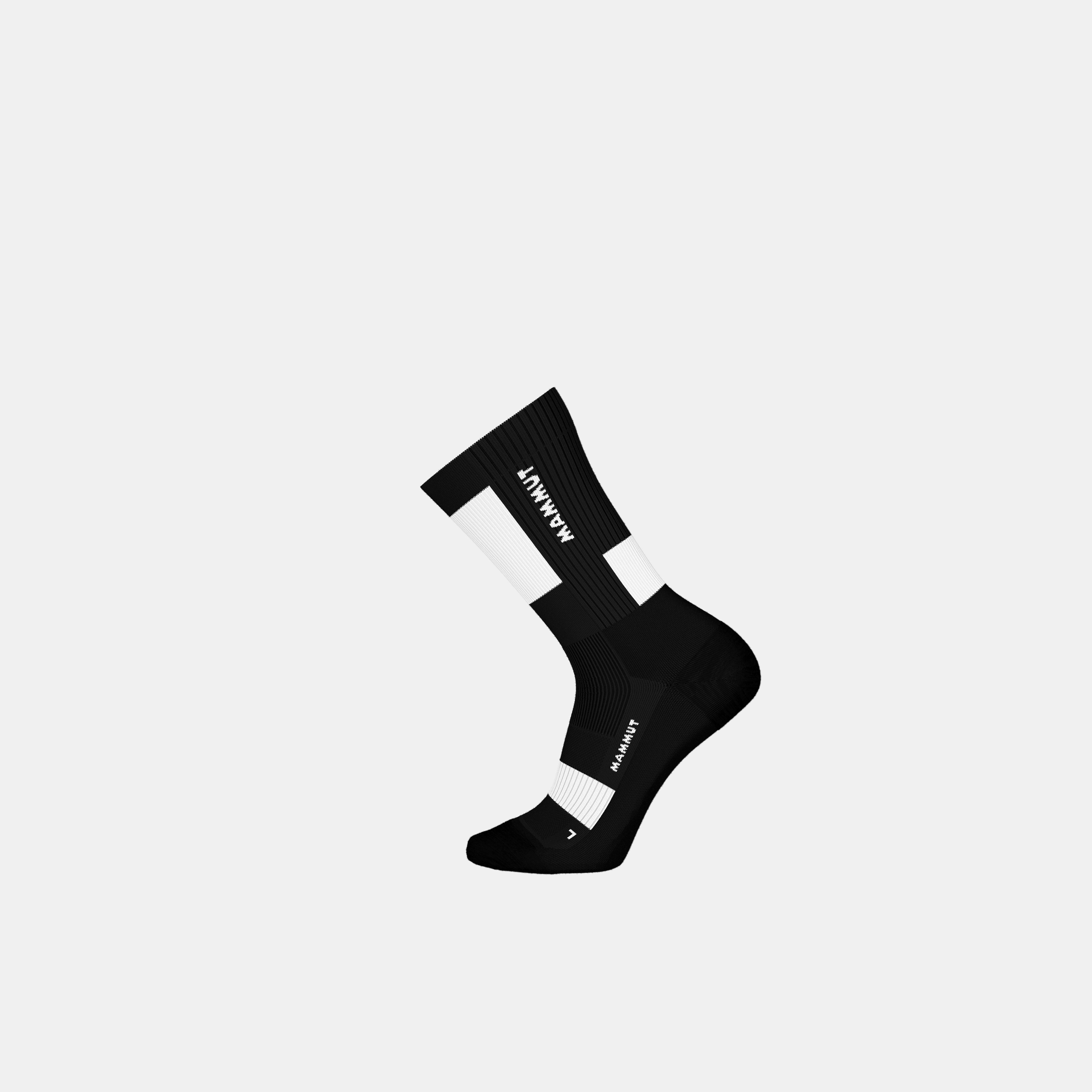 Mammut Mountaineering Lightweight Merino Crew Socks, black-white - Black-white