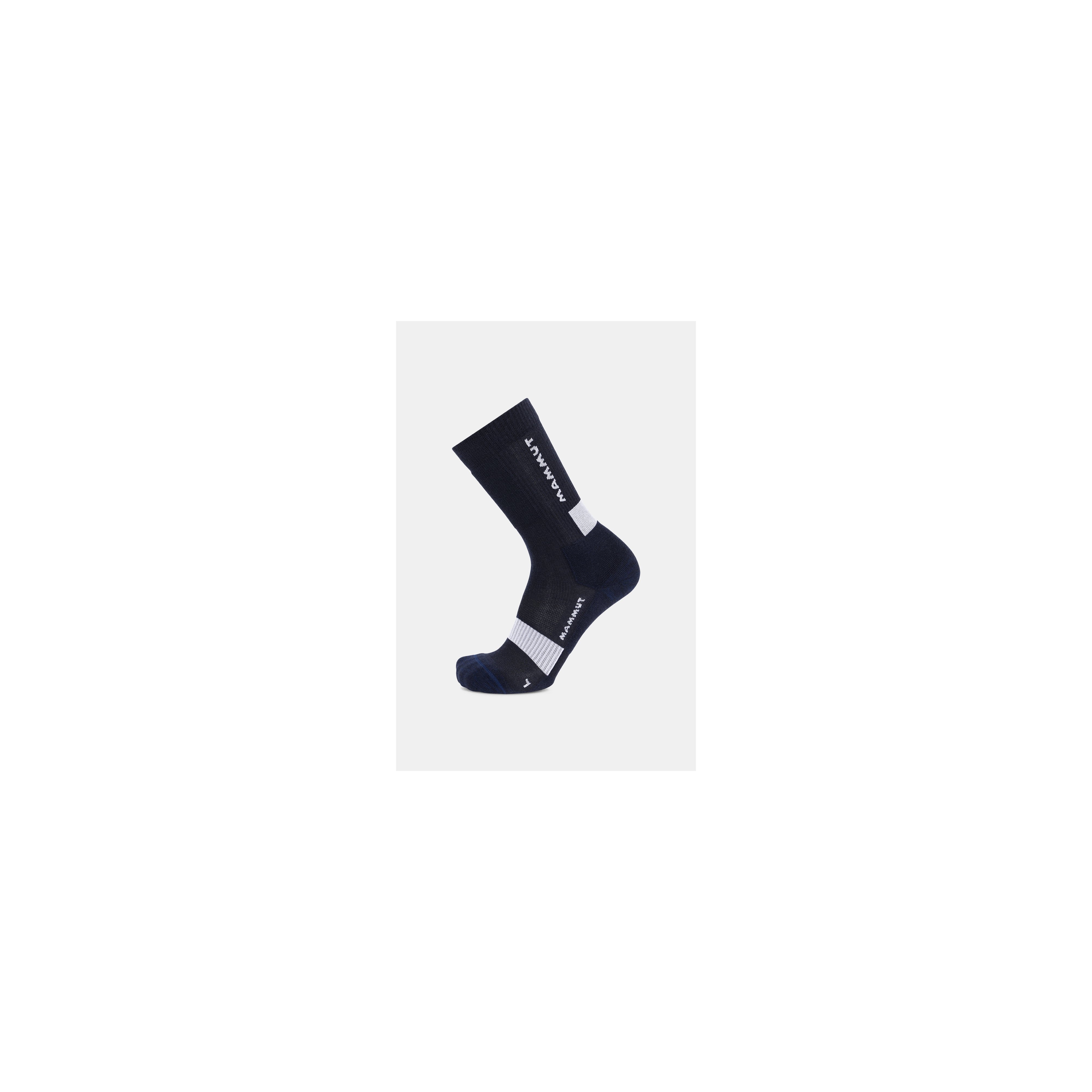 Mammut Mountaineering Lightweight Merino Crew Socks - Black-white/Mammut red-black/Marine-white/Glacier blue-white/Marine-tschiel - Thumbnail