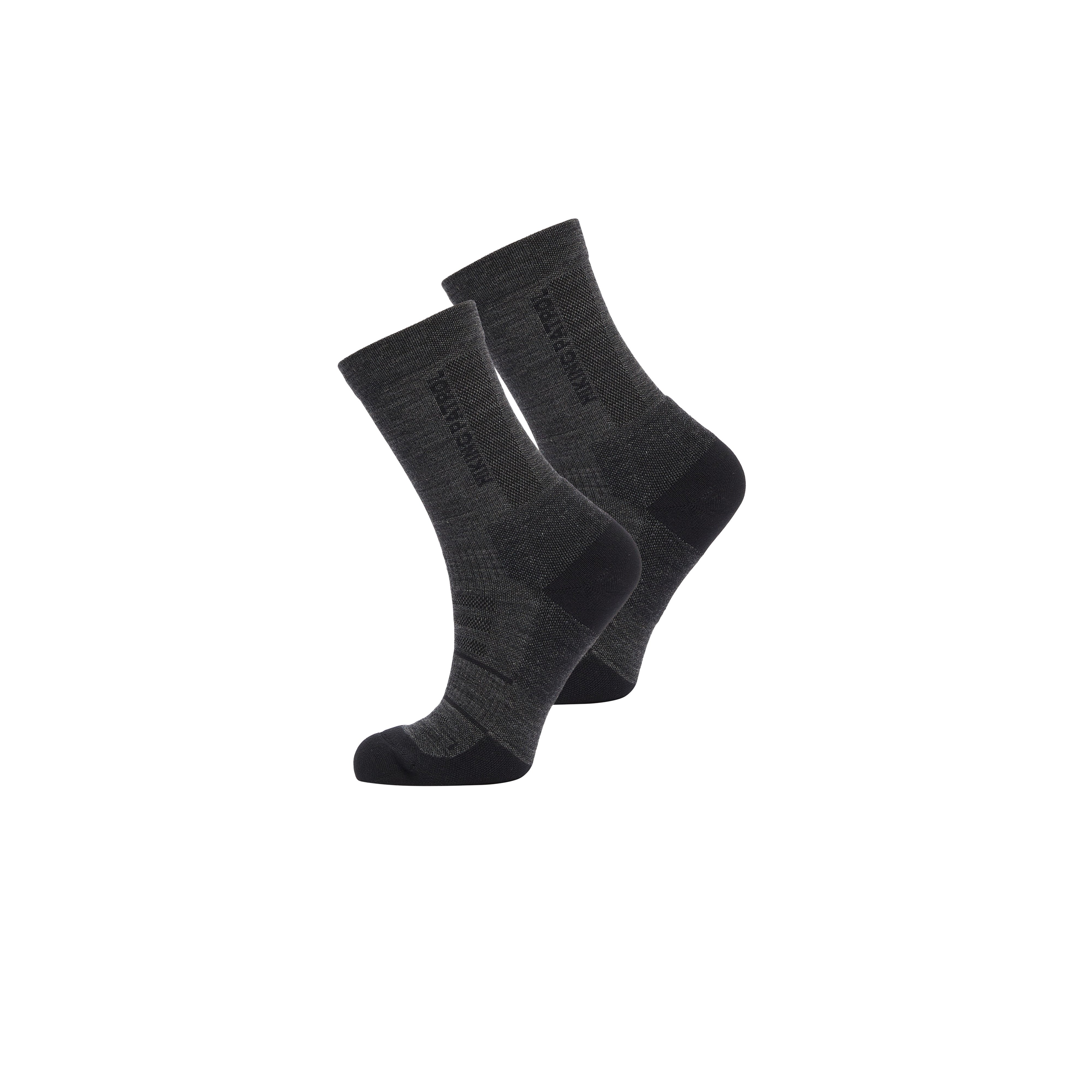 Mammut Hiking Patrol x Mammut Merino Crew Socks - Gabbro-black/White-precious/Sage frost-willow whisper - Thumbnail