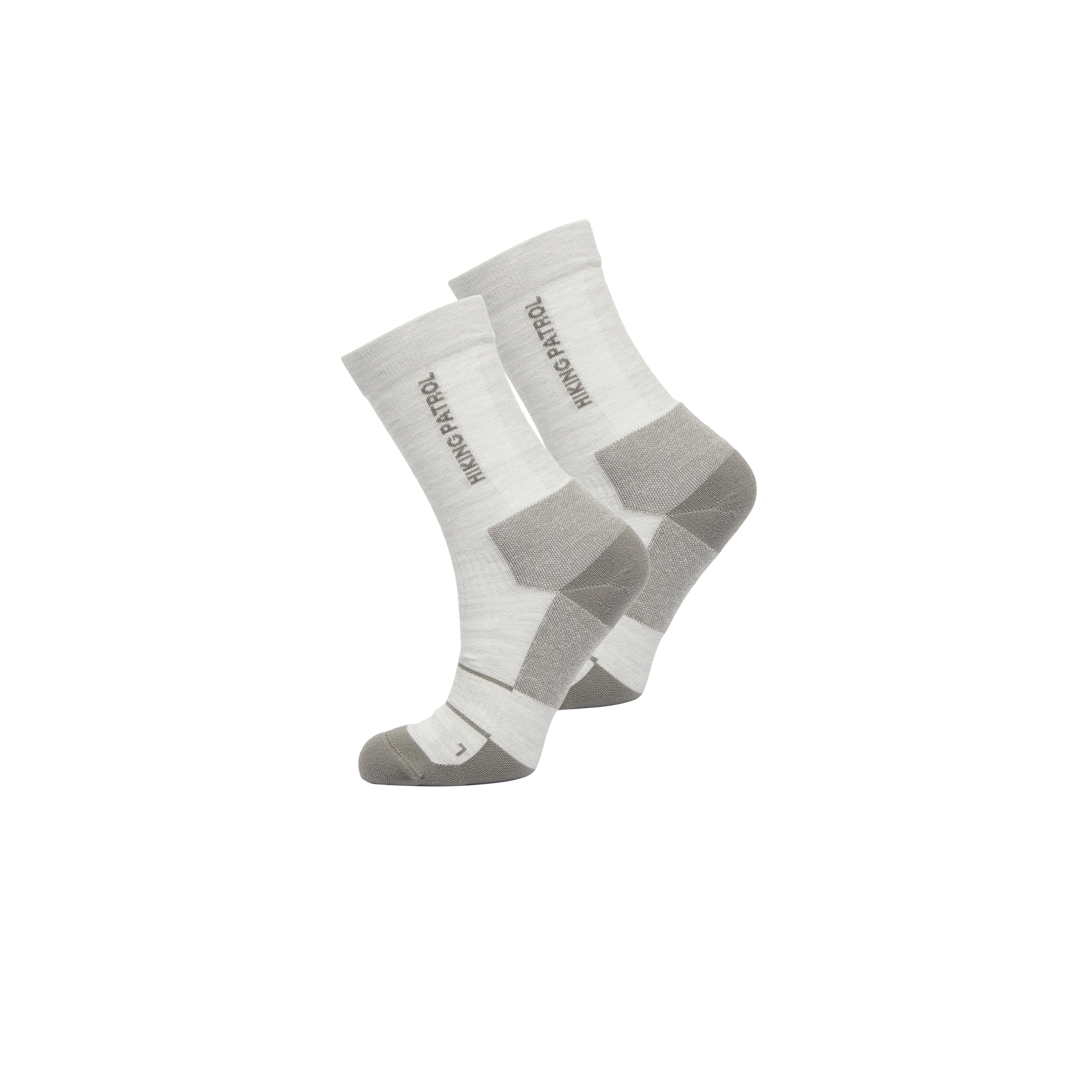 Mammut Hiking Patrol x Mammut Merino Crew Socks - Gabbro-black/White-precious/Sage frost-willow whisper - Thumbnail