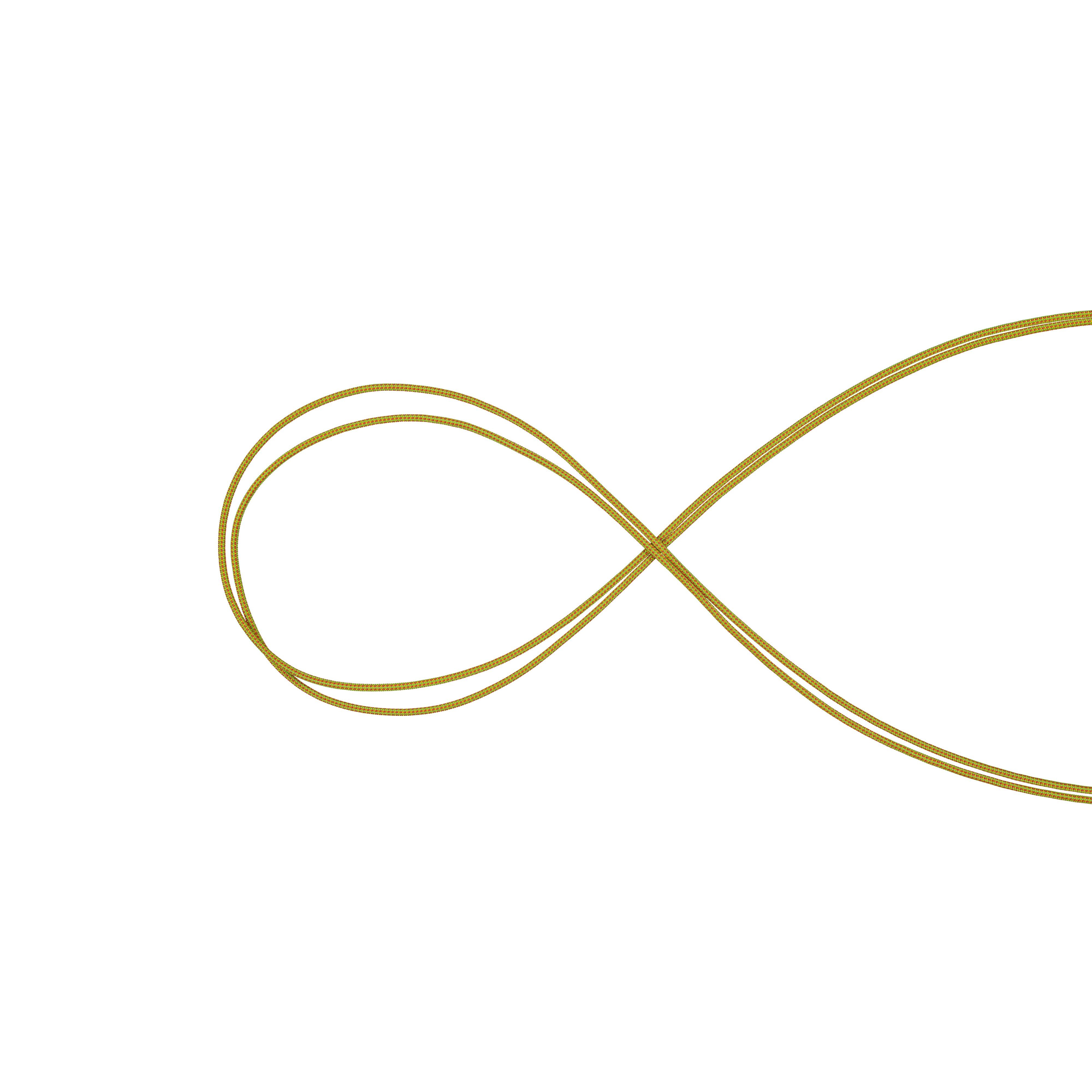 Mammut 6.0 Accessory Cord 150m - Red/Turquoise - Thumbnail