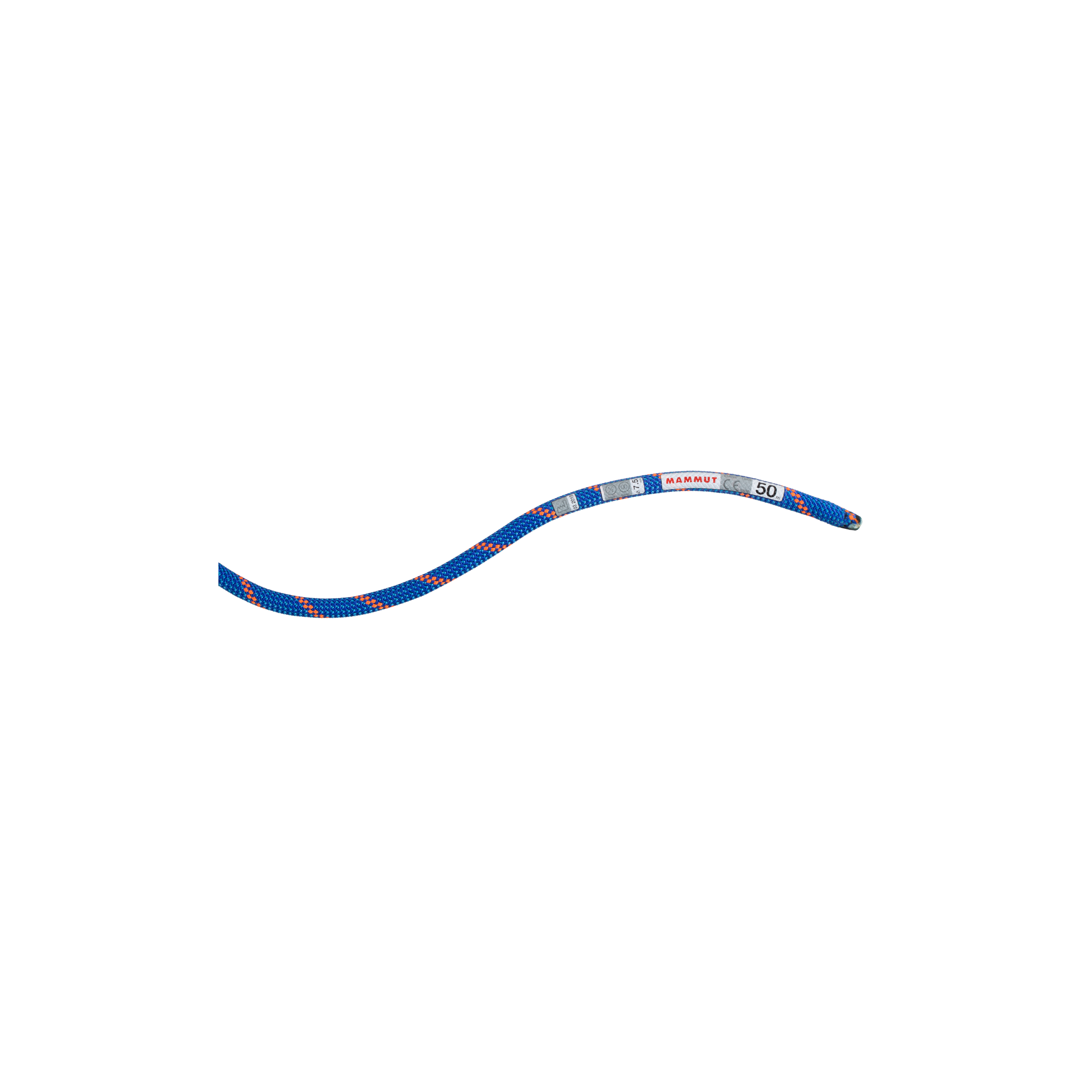 Mammut 7.5 Alpine Sender Dry Rope 60m, blue-vibrant orange - Blue-vibrant orange - Main image