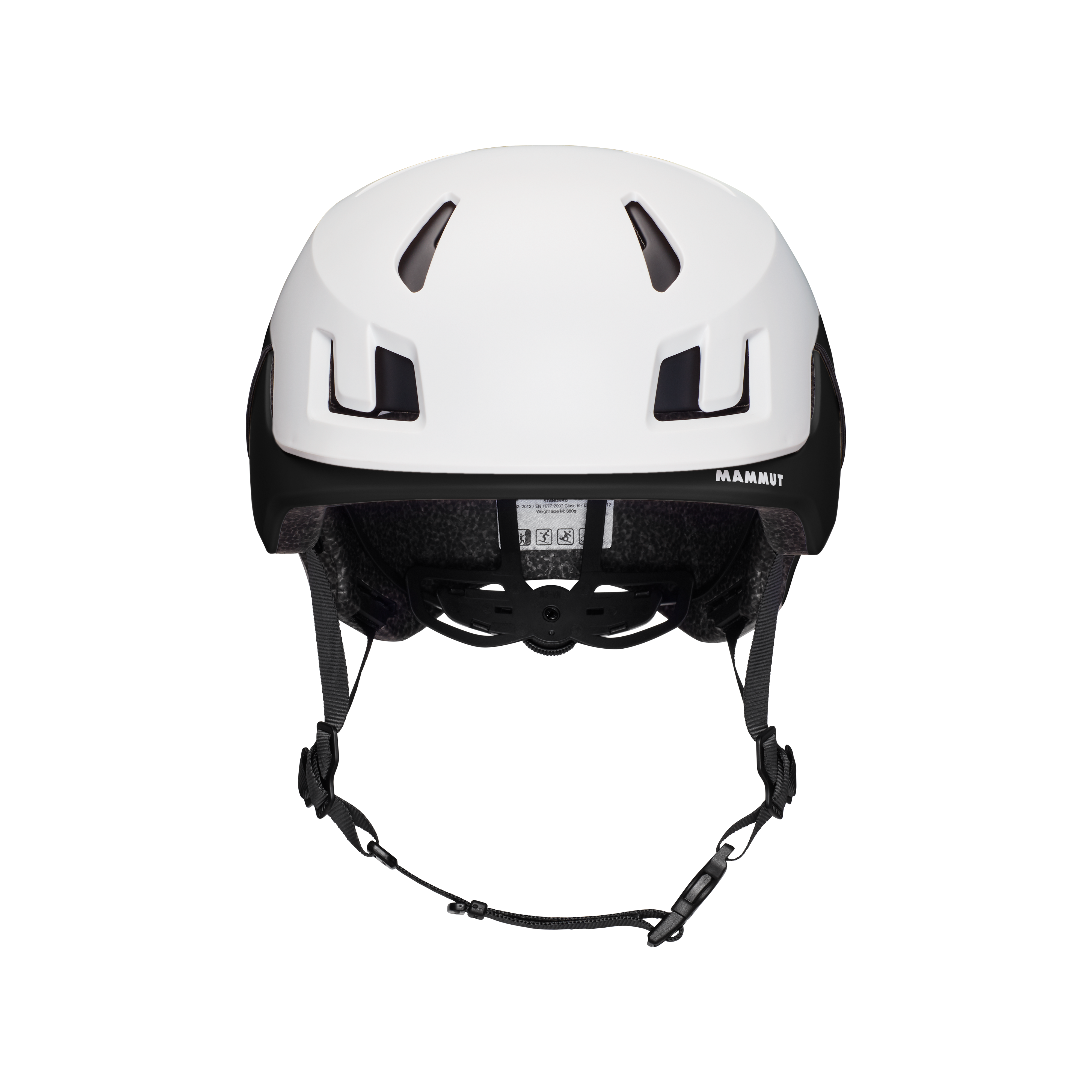 Mammut Haute Route Helmet, white-black - White-black